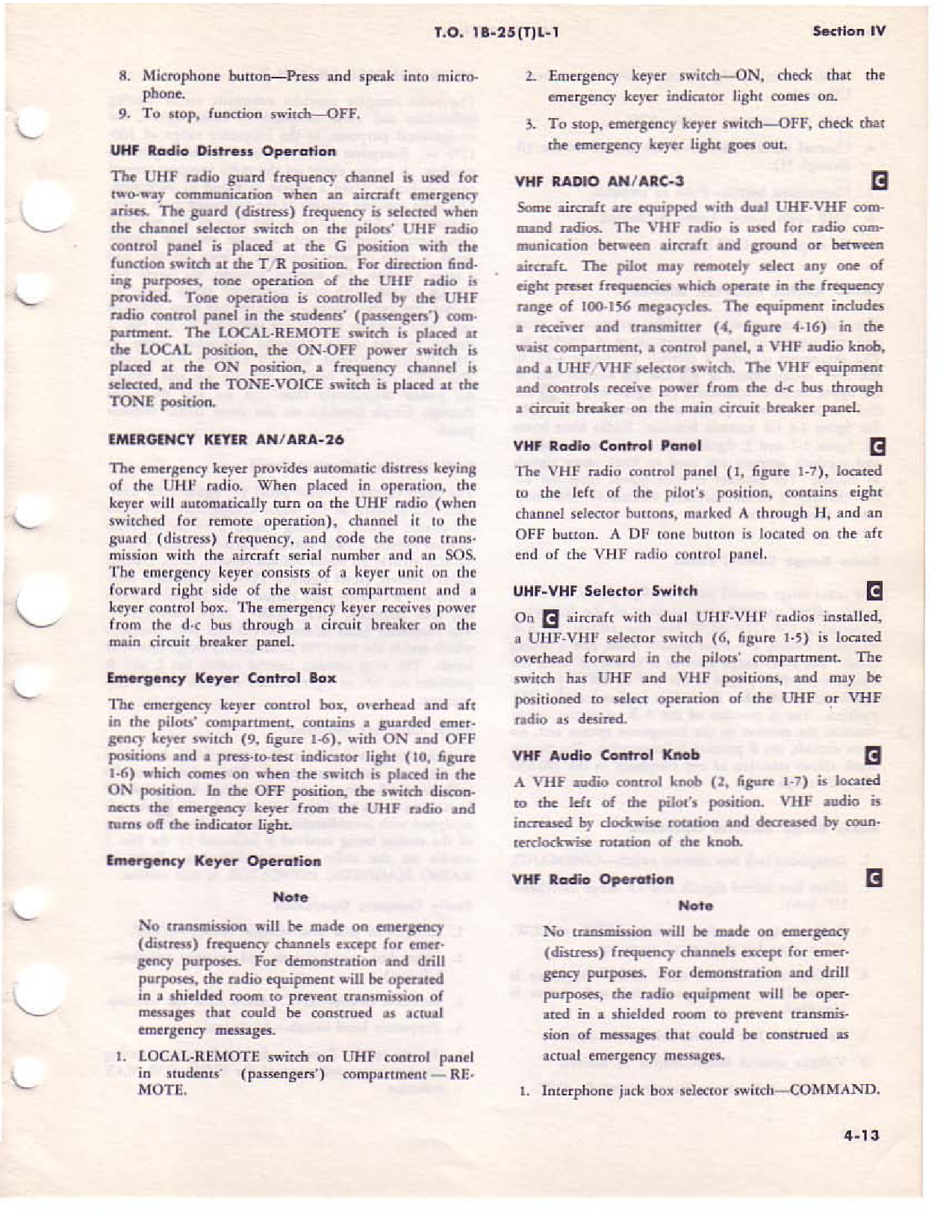 Sample page 141 from AirCorps Library document: Flight Handbook - TB-25L 