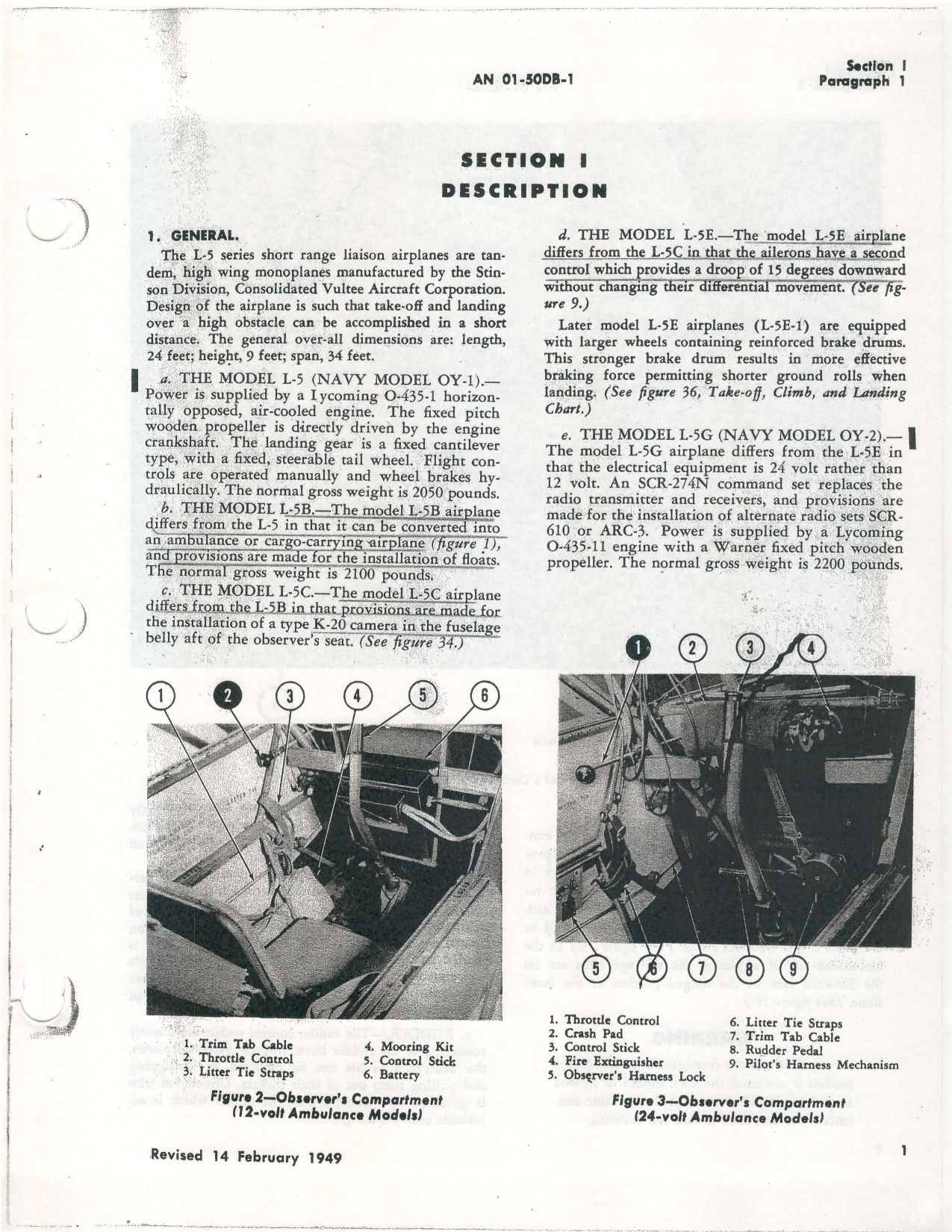 Sample page 7 from AirCorps Library document: Flight Handbook - L-5, OY-1, OY-2