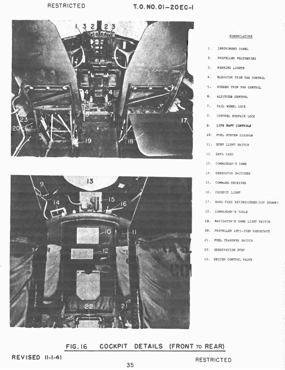 Sample page 40 from AirCorps Library document: Handbook of Operation and Flight Instructions - B-17C