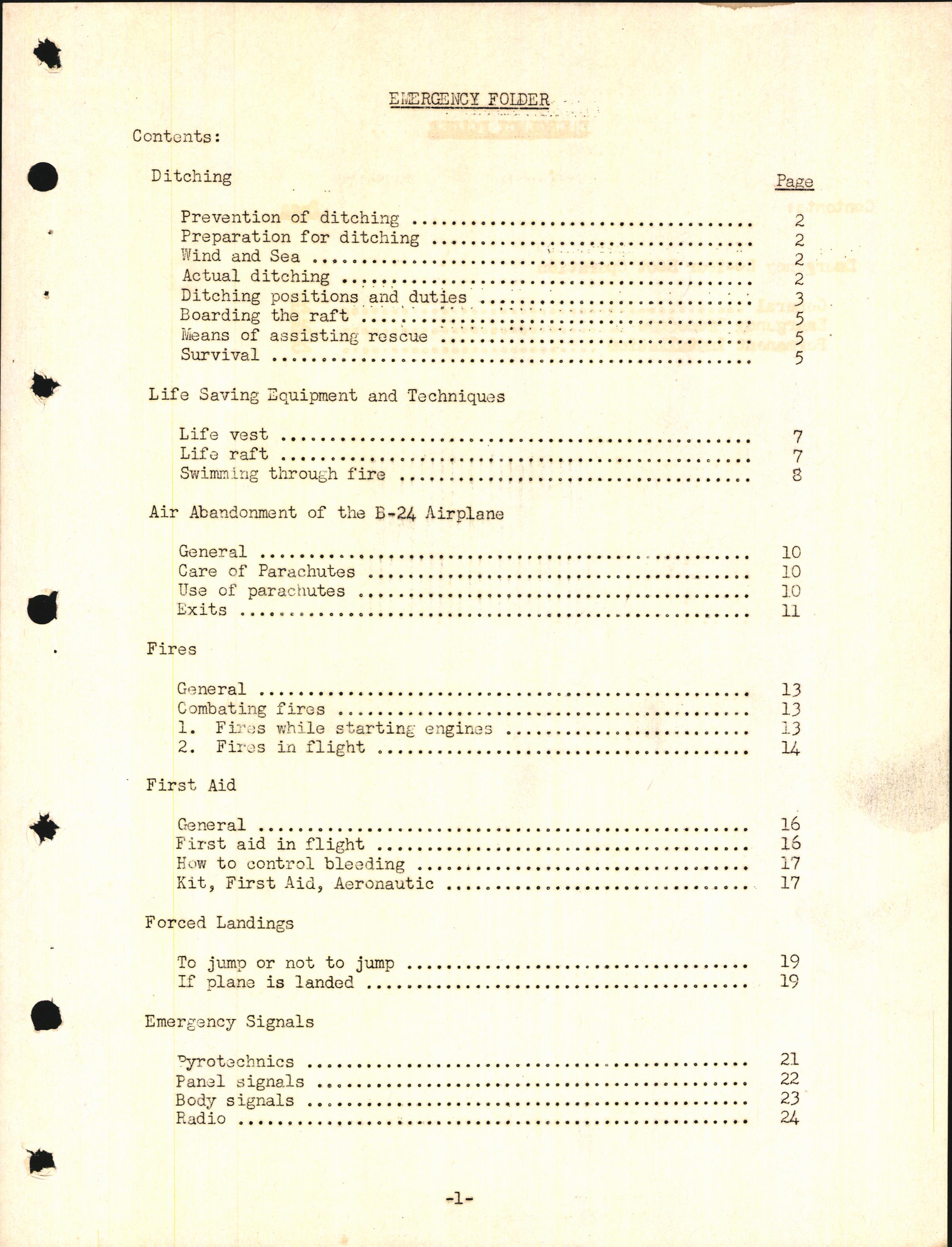 Sample page 5 from AirCorps Library document: Flight Branch Test for the B-24