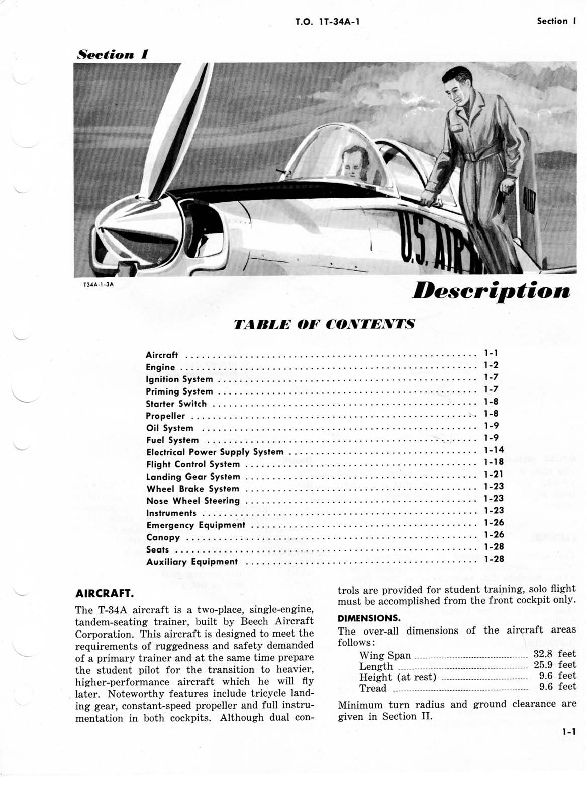 Sample page 7 from AirCorps Library document: Flight Handbook for T-34A USAF Series