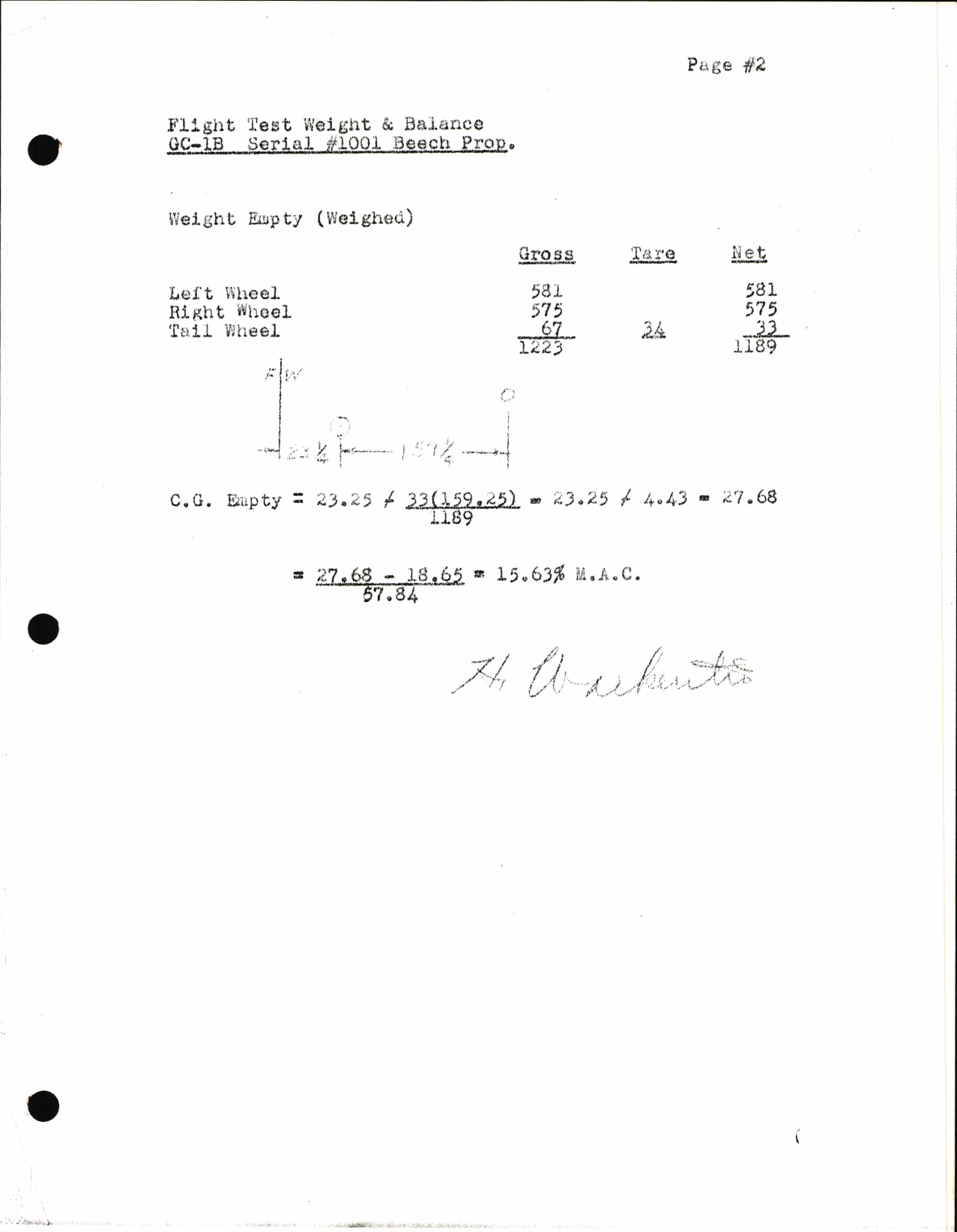Sample page 3 from AirCorps Library document: Engineering and Flight Tests