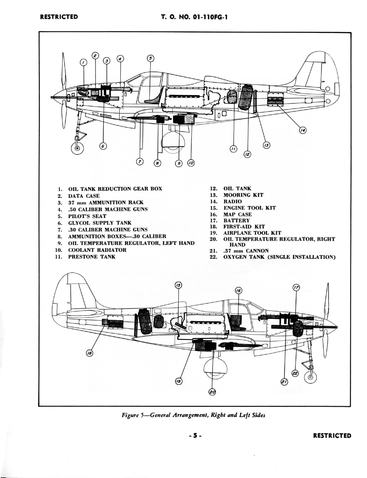 Sample page 7 from AirCorps Library document: Pilot's Flight Operating Instructions for P-39K-1 and P-39L-1 