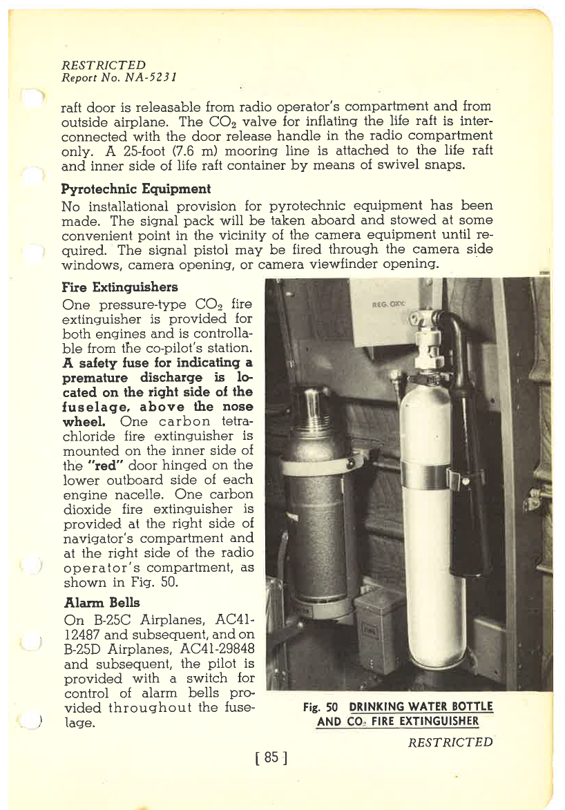 Sample page 87 from AirCorps Library document: Flight Manual - B-25