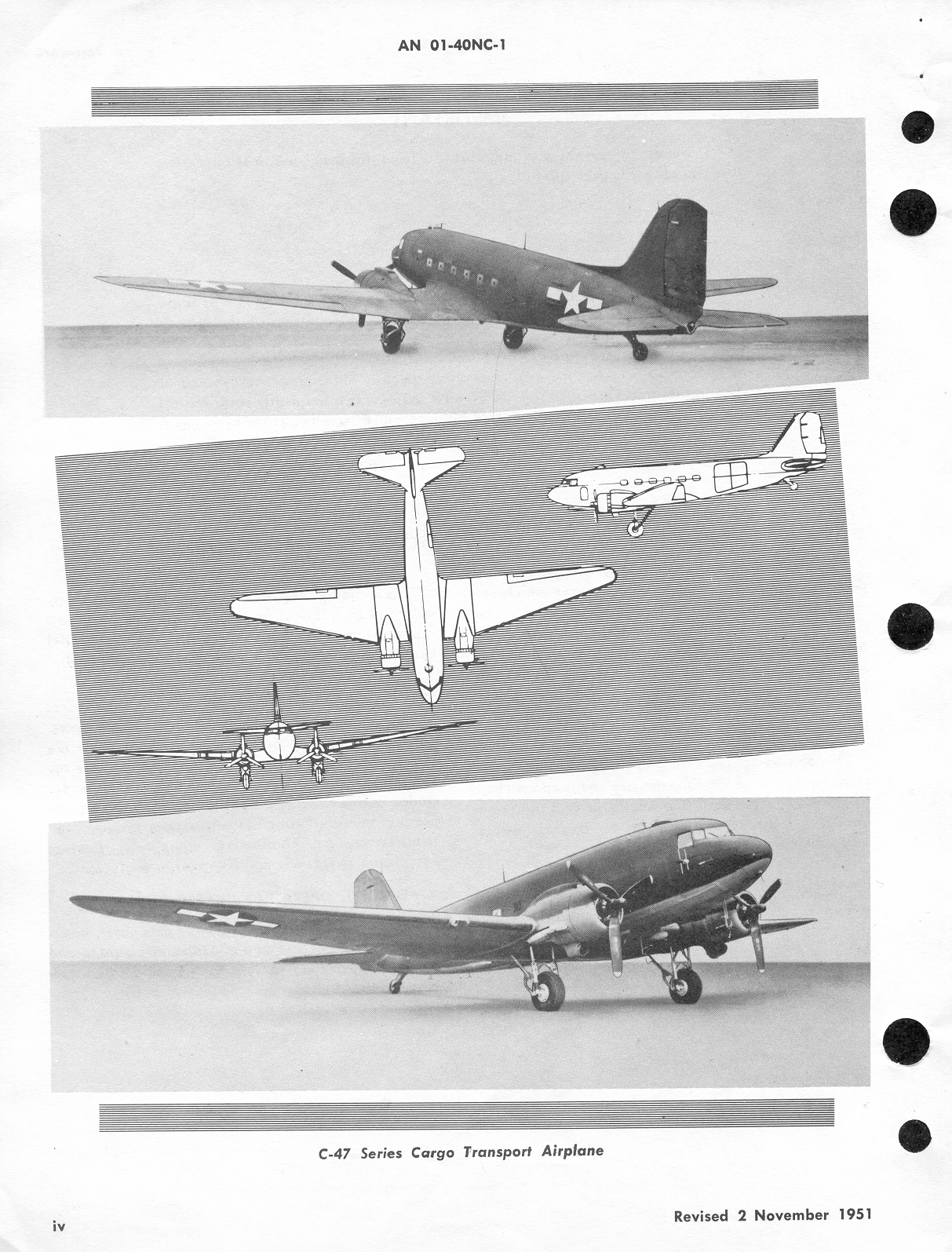Sample page 6 from AirCorps Library document: Flight Operating Instructions for C-47, C-47A, R4D-1, and R4D-5
