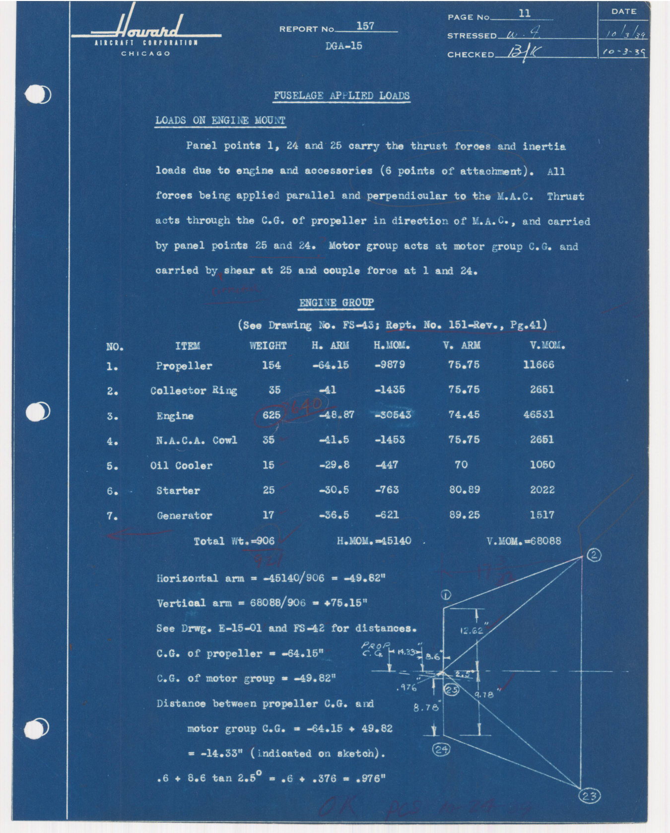 Sample page 191 from AirCorps Library document: Report 157, Fuselage Stress Analysis, DGA-15