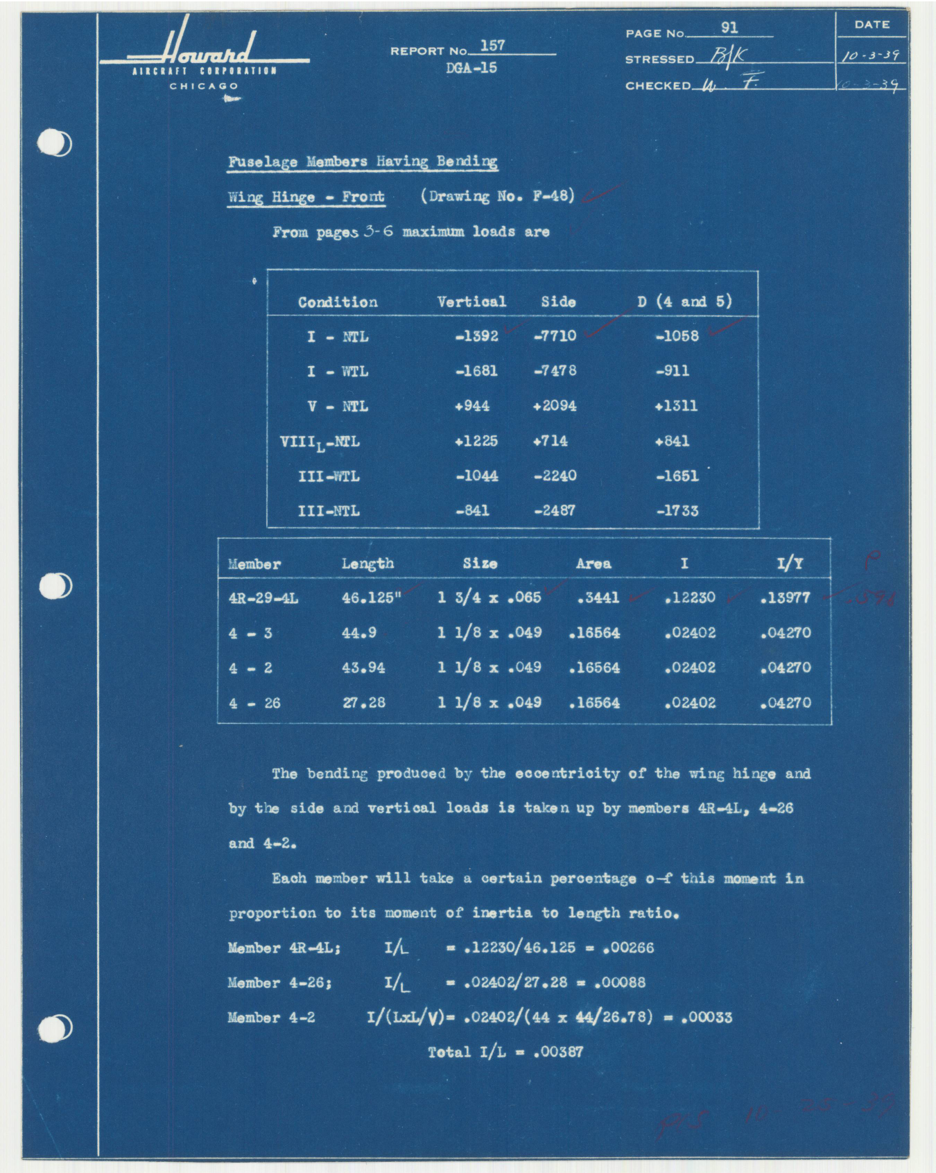Sample page 293 from AirCorps Library document: Report 157, Fuselage Stress Analysis, DGA-15