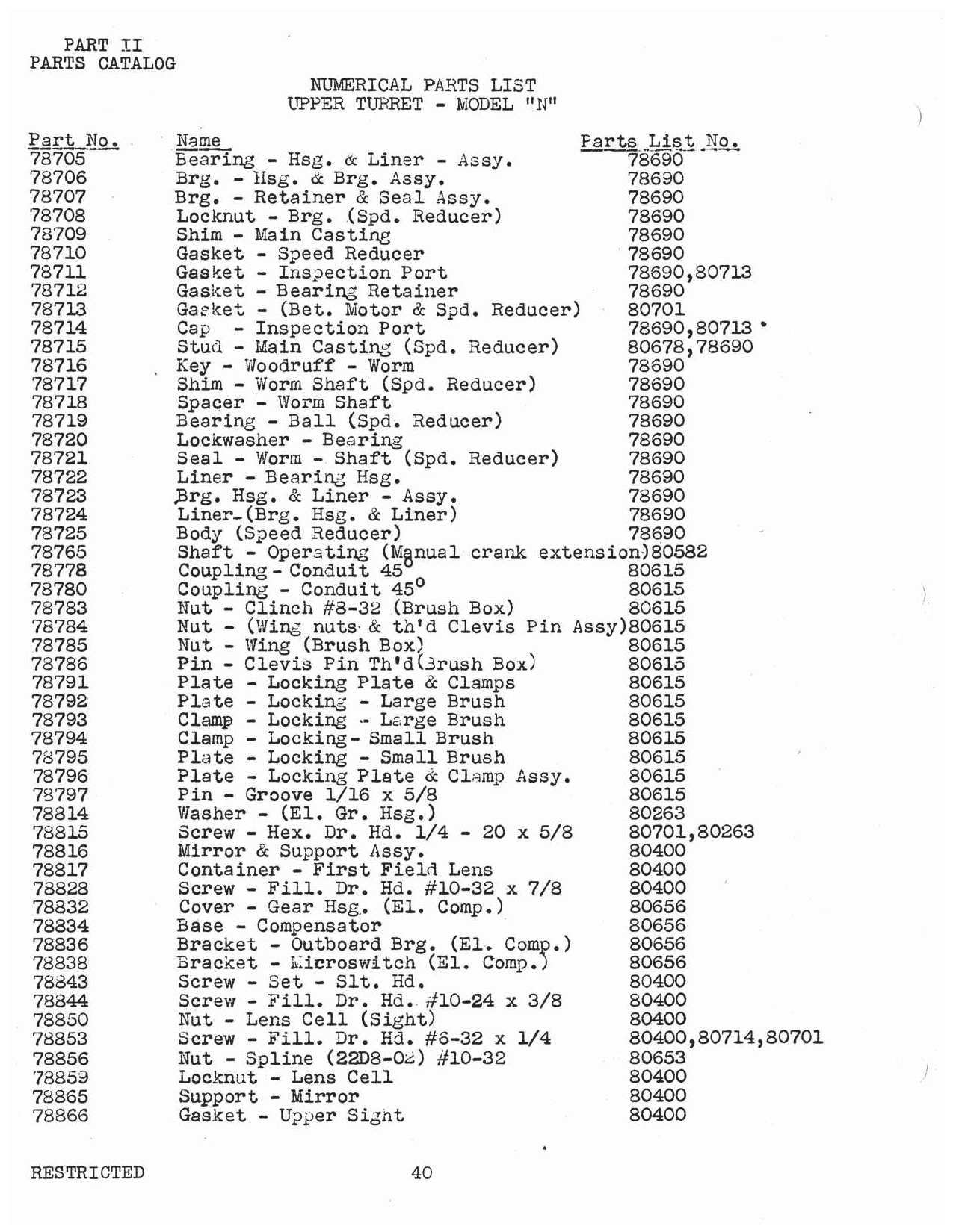 Sample page 211 from AirCorps Library document: Field Service Manual & Parts Catalog - Upper Turret Model 