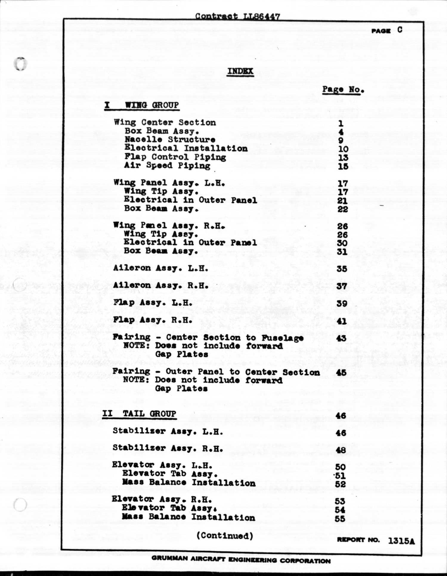 Sample page 3 from AirCorps Library document: JRF-6B Final Spare Parts List with Prices, Contract LL86-447 