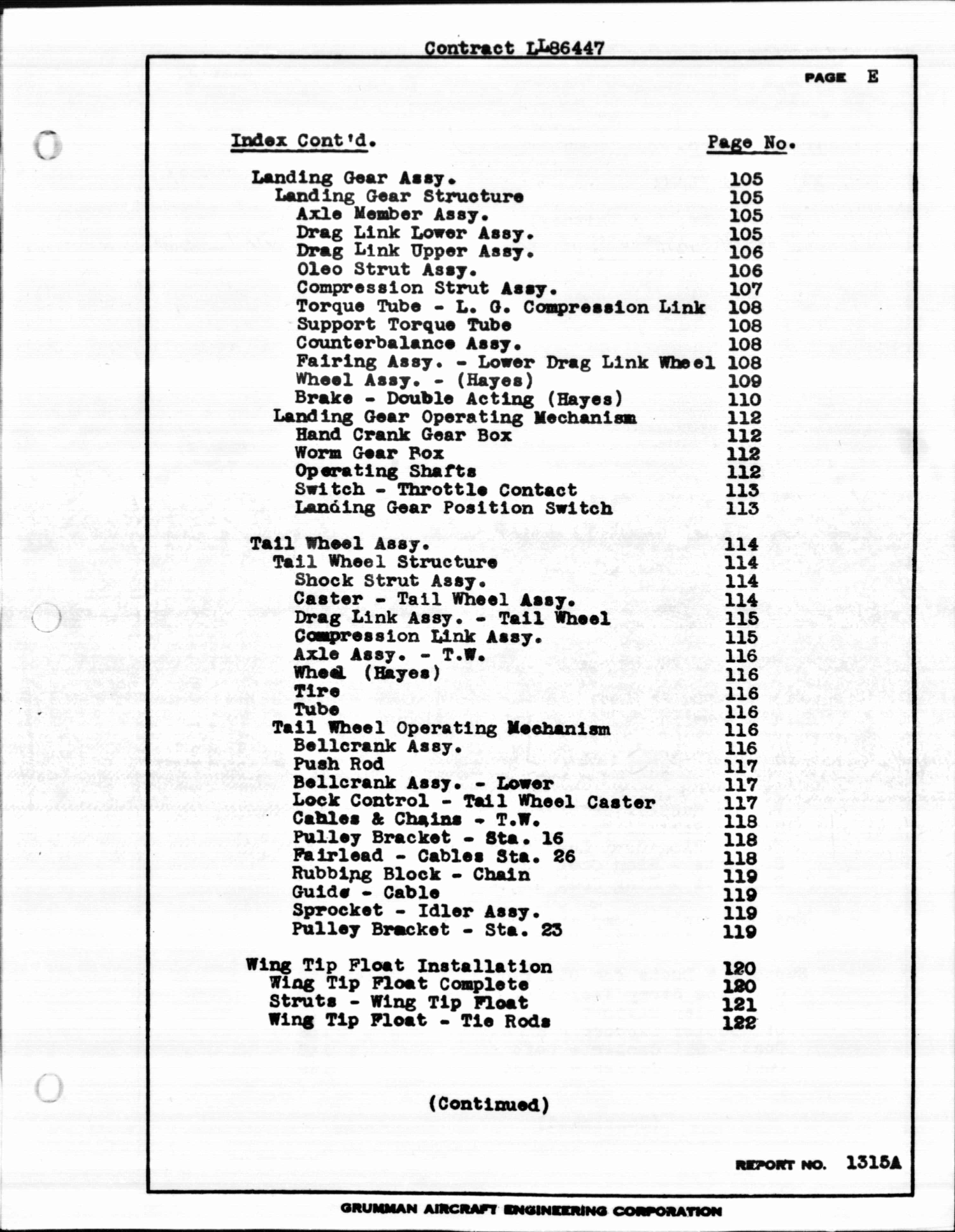 Sample page 5 from AirCorps Library document: JRF-6B Final Spare Parts List with Prices, Contract LL86-447 