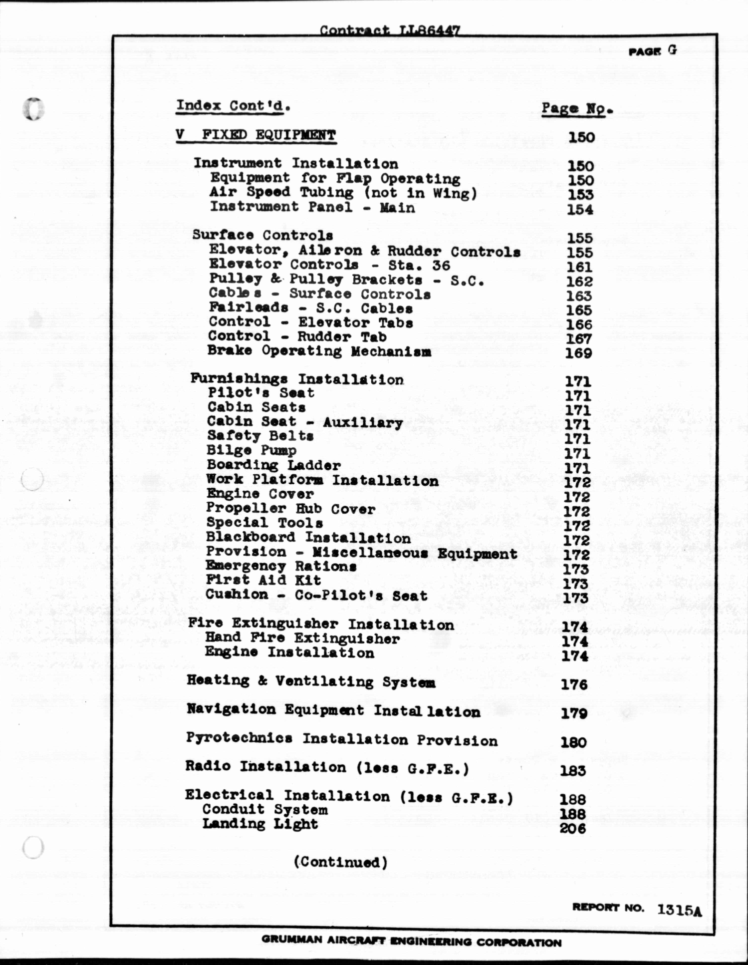 Sample page 7 from AirCorps Library document: JRF-6B Final Spare Parts List with Prices, Contract LL86-447 