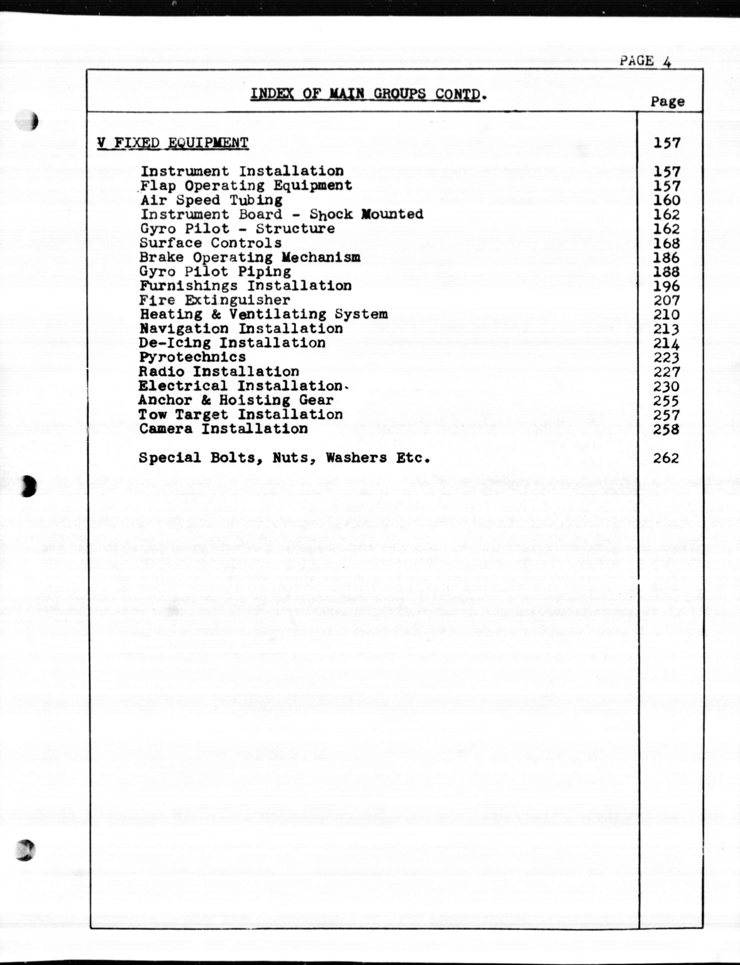 Sample page 4 from AirCorps Library document: Models JRF-1 & 1A Final Spare Parts List with Prices Contract No. 66303