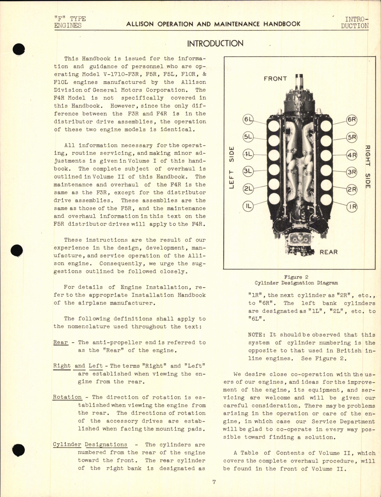 Sample page 11 from AirCorps Library document: Operation Maintenance and Overhaul Handbook for V-1710 
