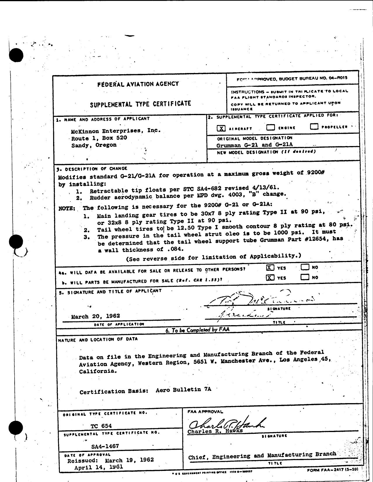Sample page  31 from AirCorps Library document: Grumman Goose G-21 Misc Maintenance Documents