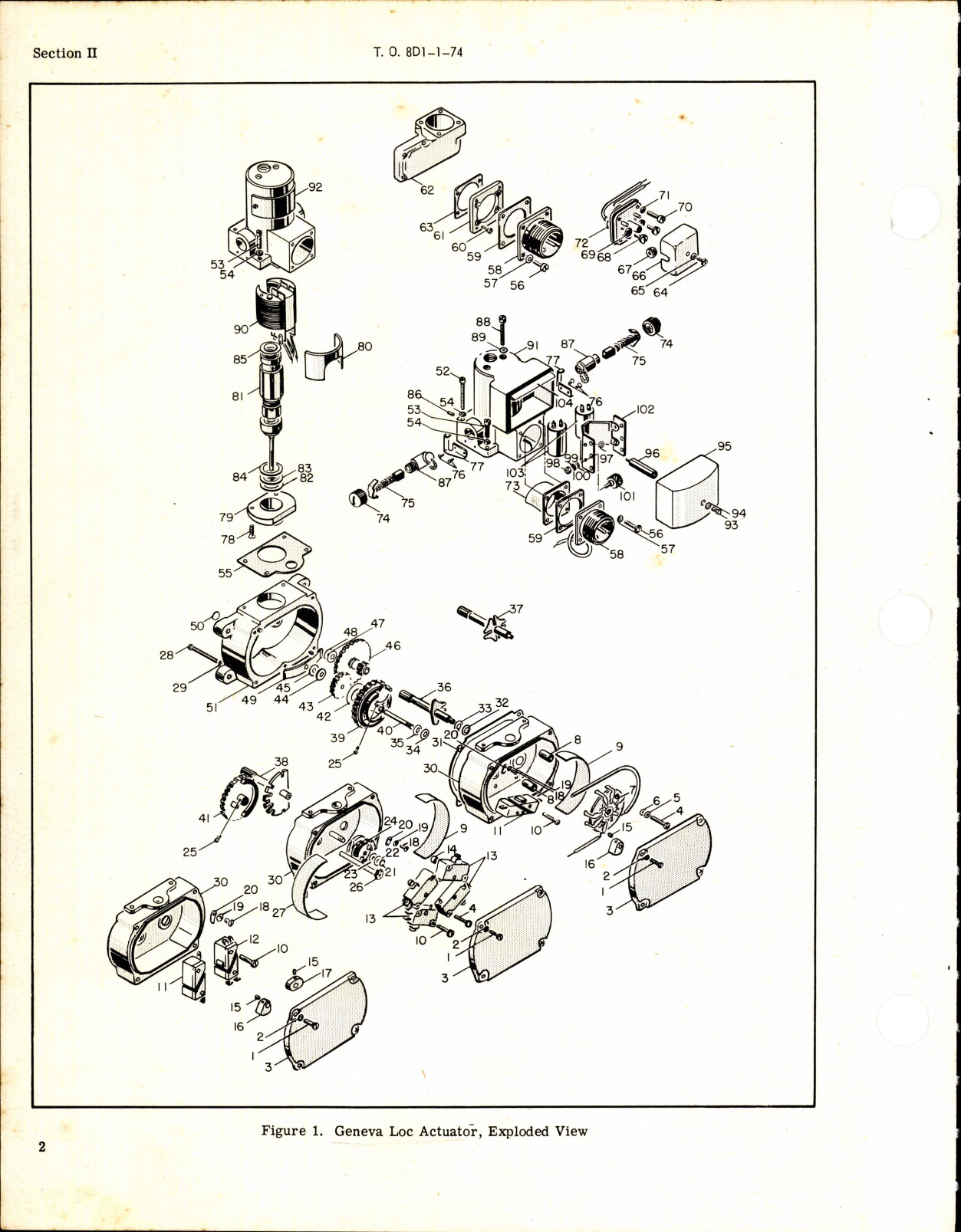 Sample page 4 from AirCorps Library document: Parts Catalog for Geneva Loc Actuators