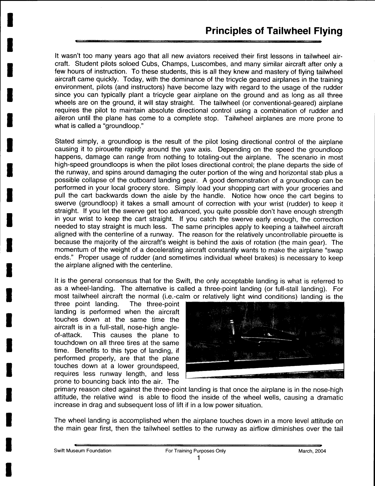 Sample page 5 from AirCorps Library document: Initial / Recurrent Pilot Training Handbook