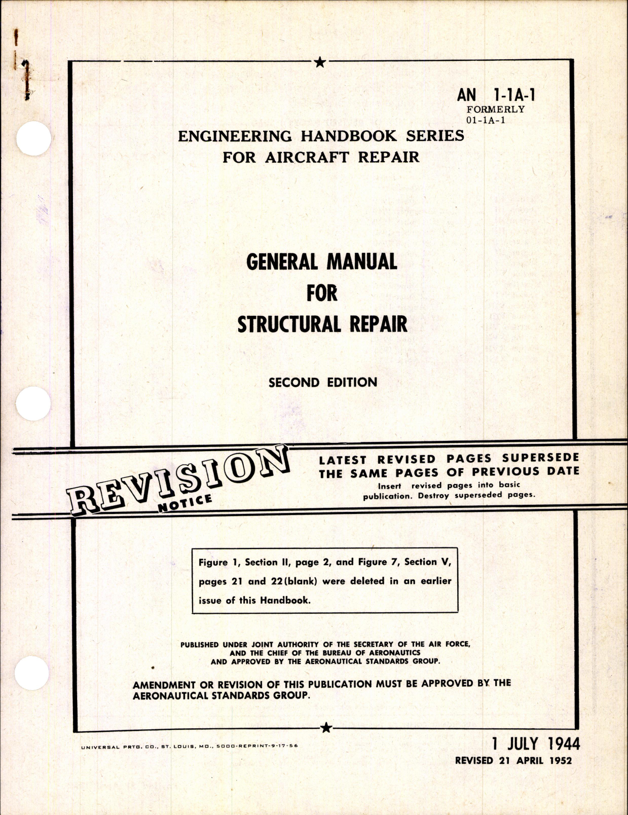 Sample page 1 from AirCorps Library document: Engineering Handbook Series for Aircraft Repair