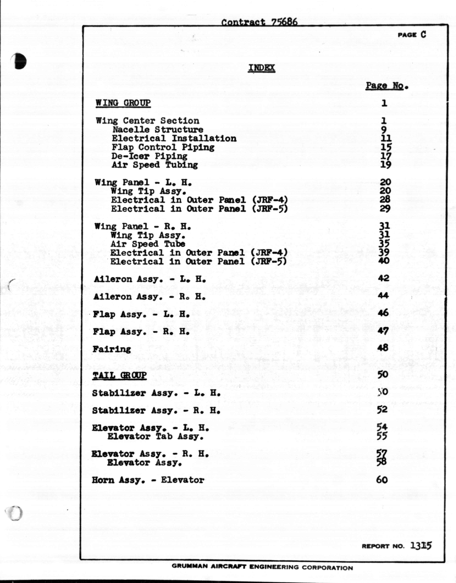 Sample page 3 from AirCorps Library document: Final Spare Parts List with Prices for JRF-4 and -5 Airplanes