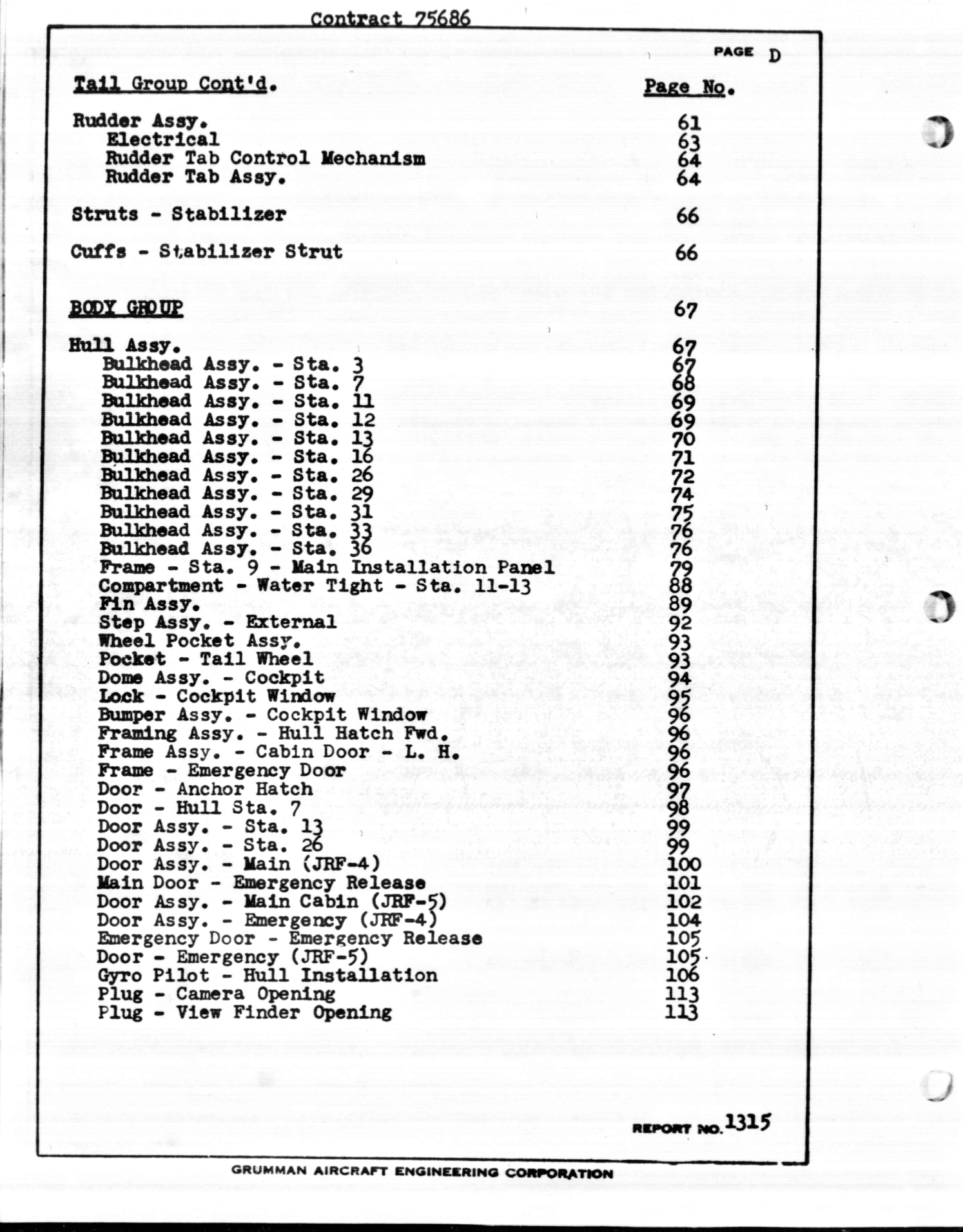Sample page 4 from AirCorps Library document: Final Spare Parts List with Prices for JRF-4 and -5 Airplanes