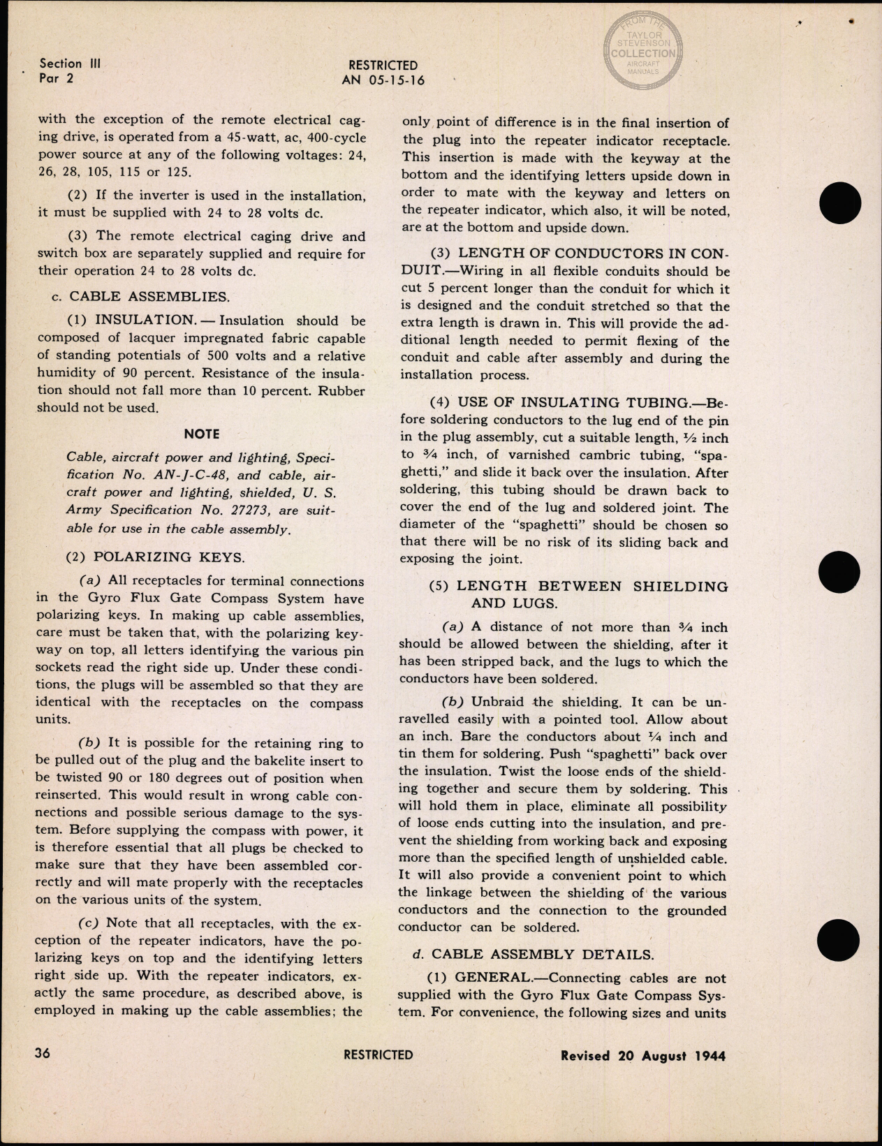 Sample page 41 from AirCorps Library document: Gyro Stabilized Flux Gate Compass System