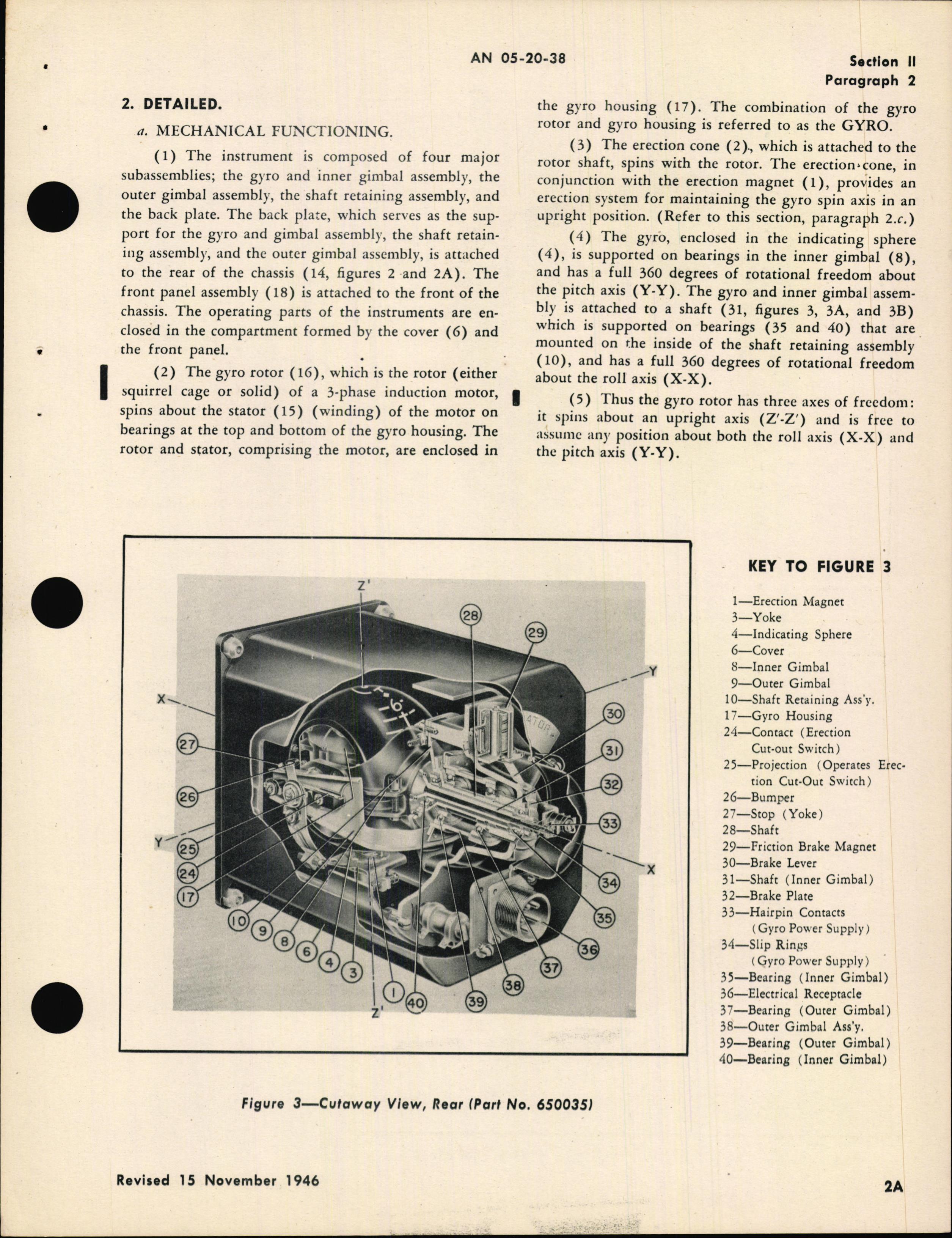 Sample page 7 from AirCorps Library document: Operation and Service Instructions for Attitude Gyro Indicator Type J-1