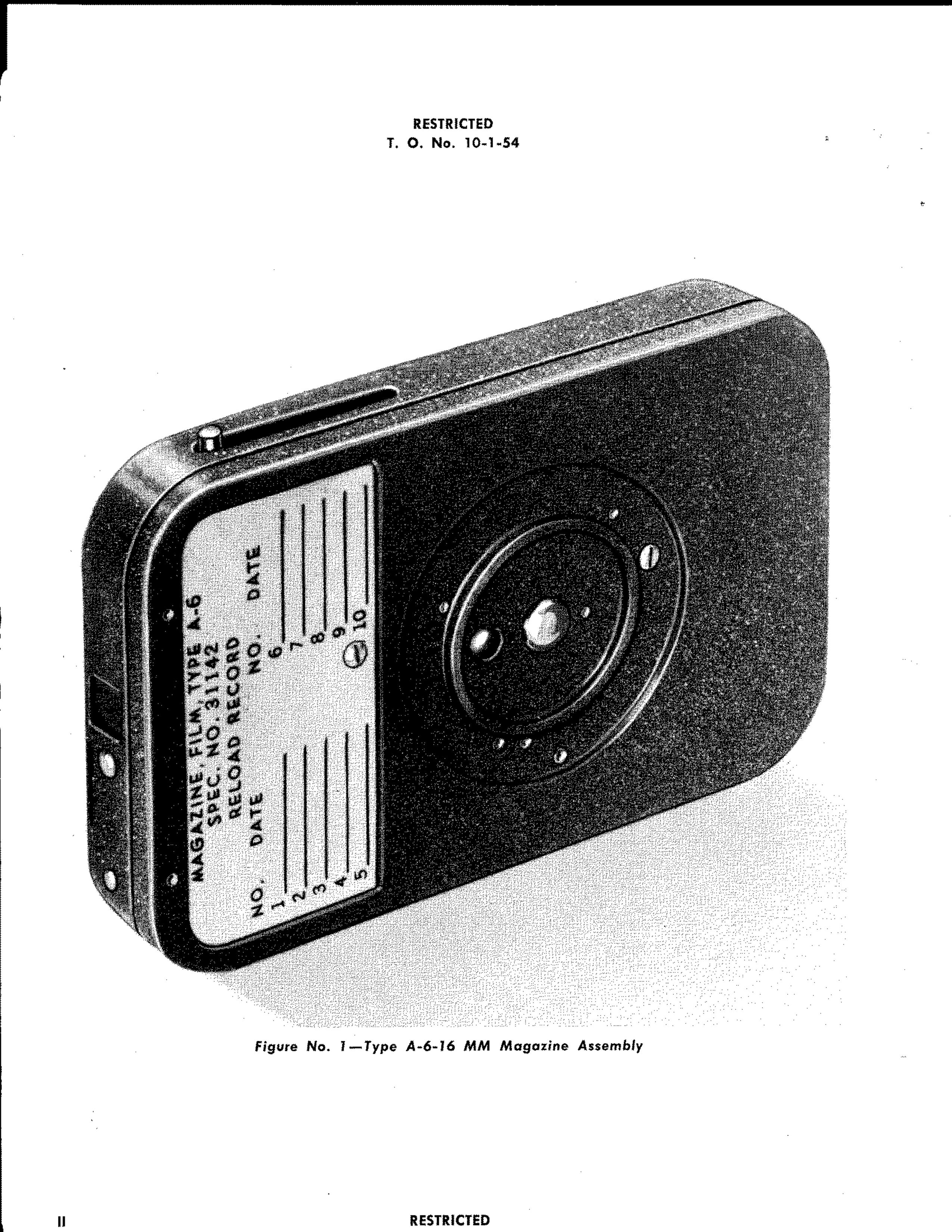 Sample page 4 from AirCorps Library document: Handbook for A-6 & AN-A-6 Magazines for 16MM GSAP Cameras