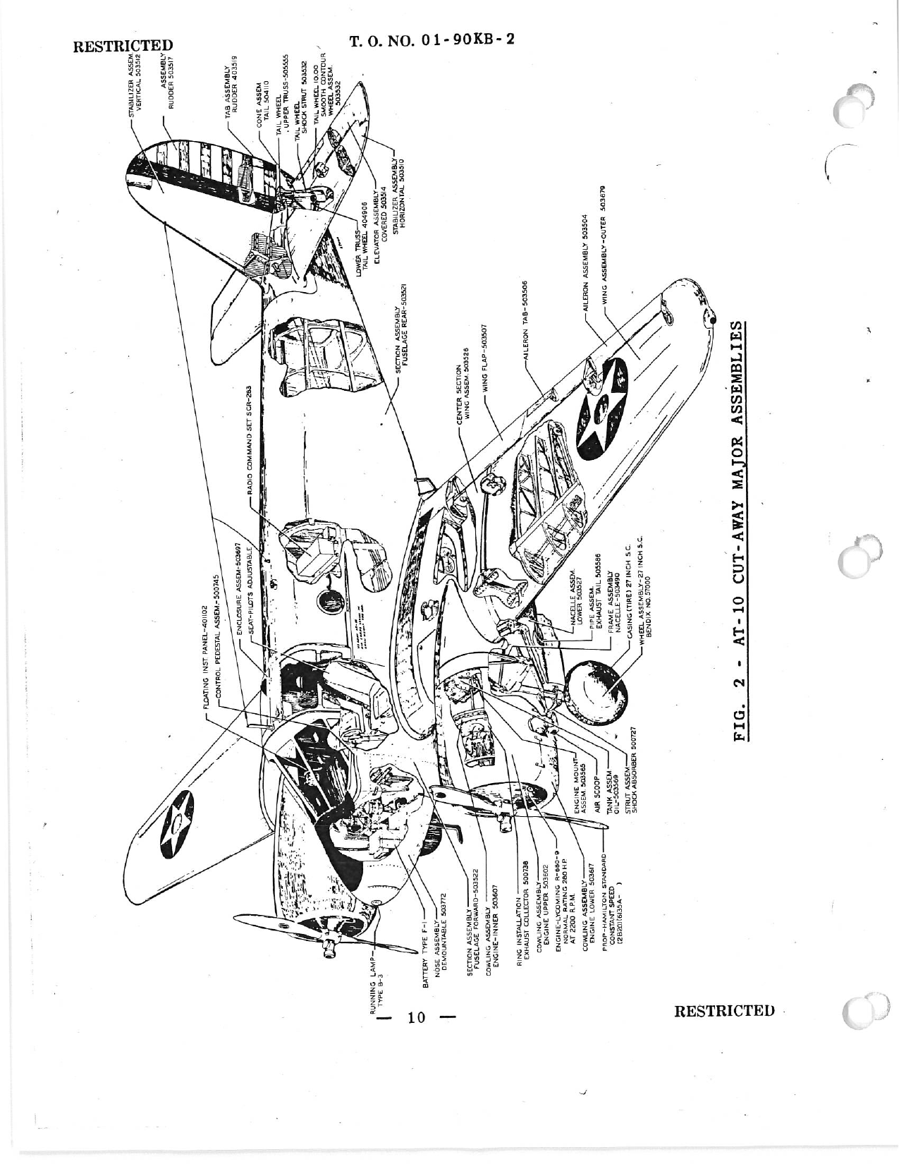 Sample page 12 from AirCorps Library document: Preliminary Handbook of Service Instructions: AT-10