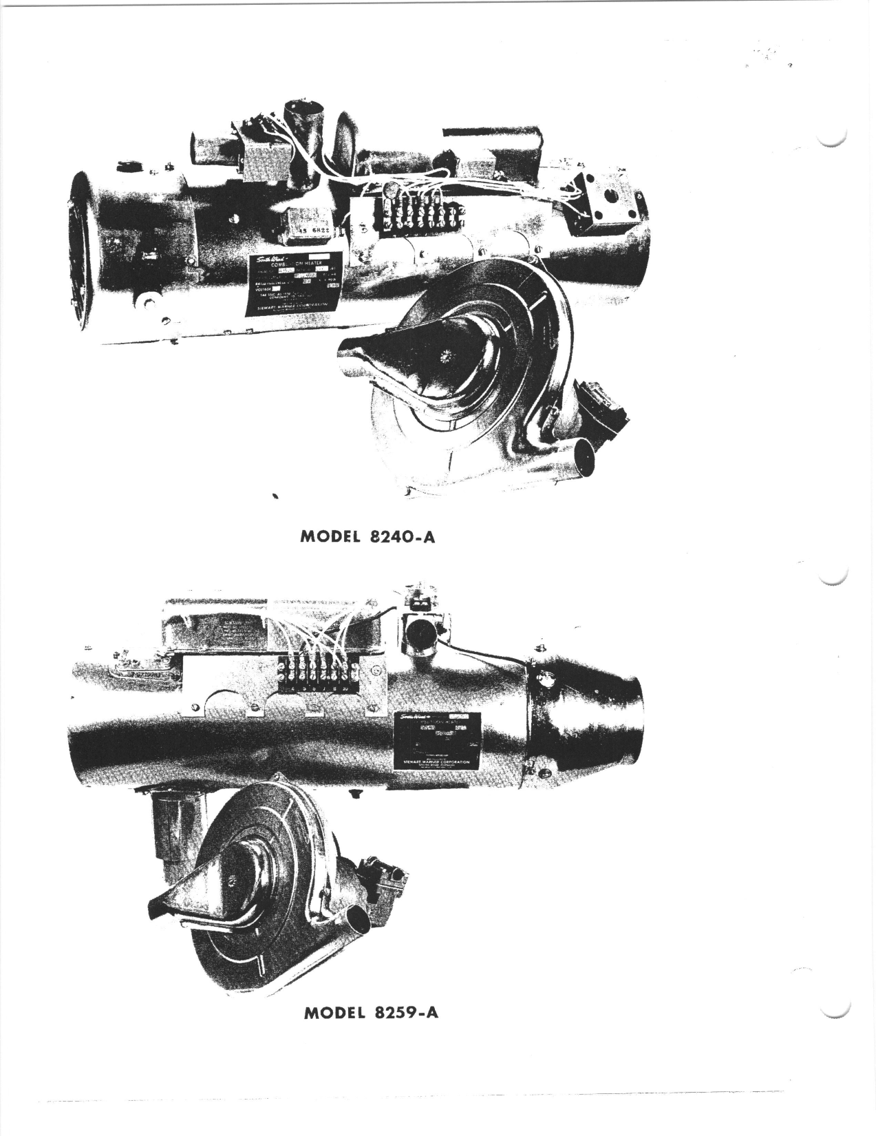 Sample page 4 from AirCorps Library document: Service Manual for South Wind Aircraft Heaters