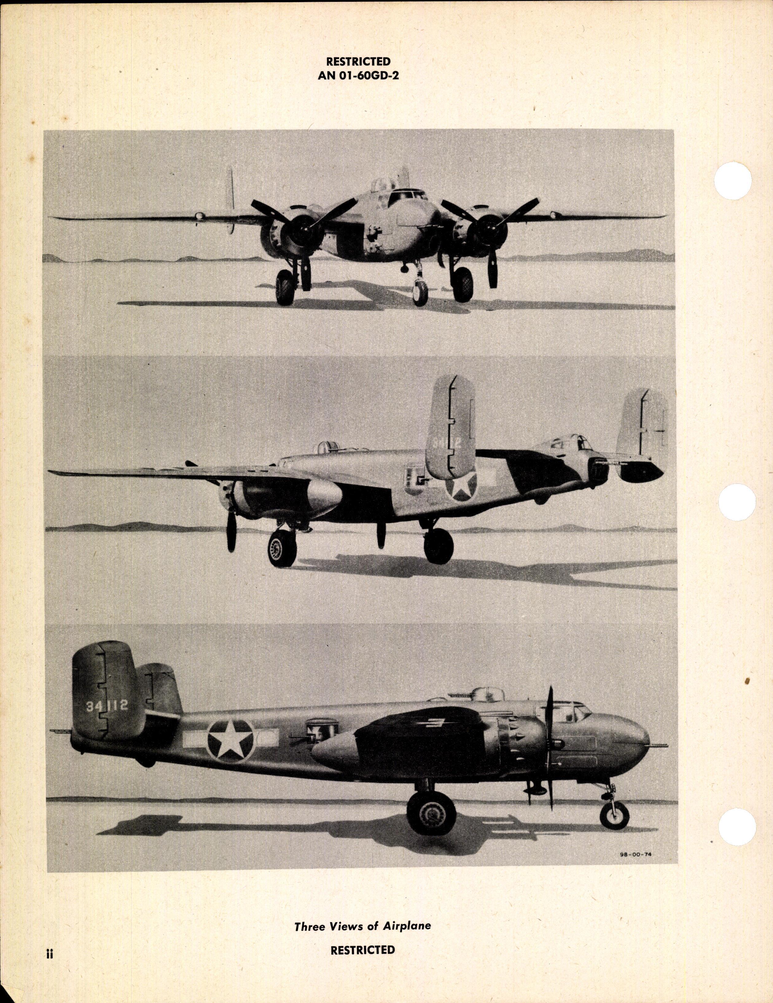 Sample page 4 from AirCorps Library document: Erection and Maintenance for B-25H-1, -5, -10-NA, and PBJ-1H