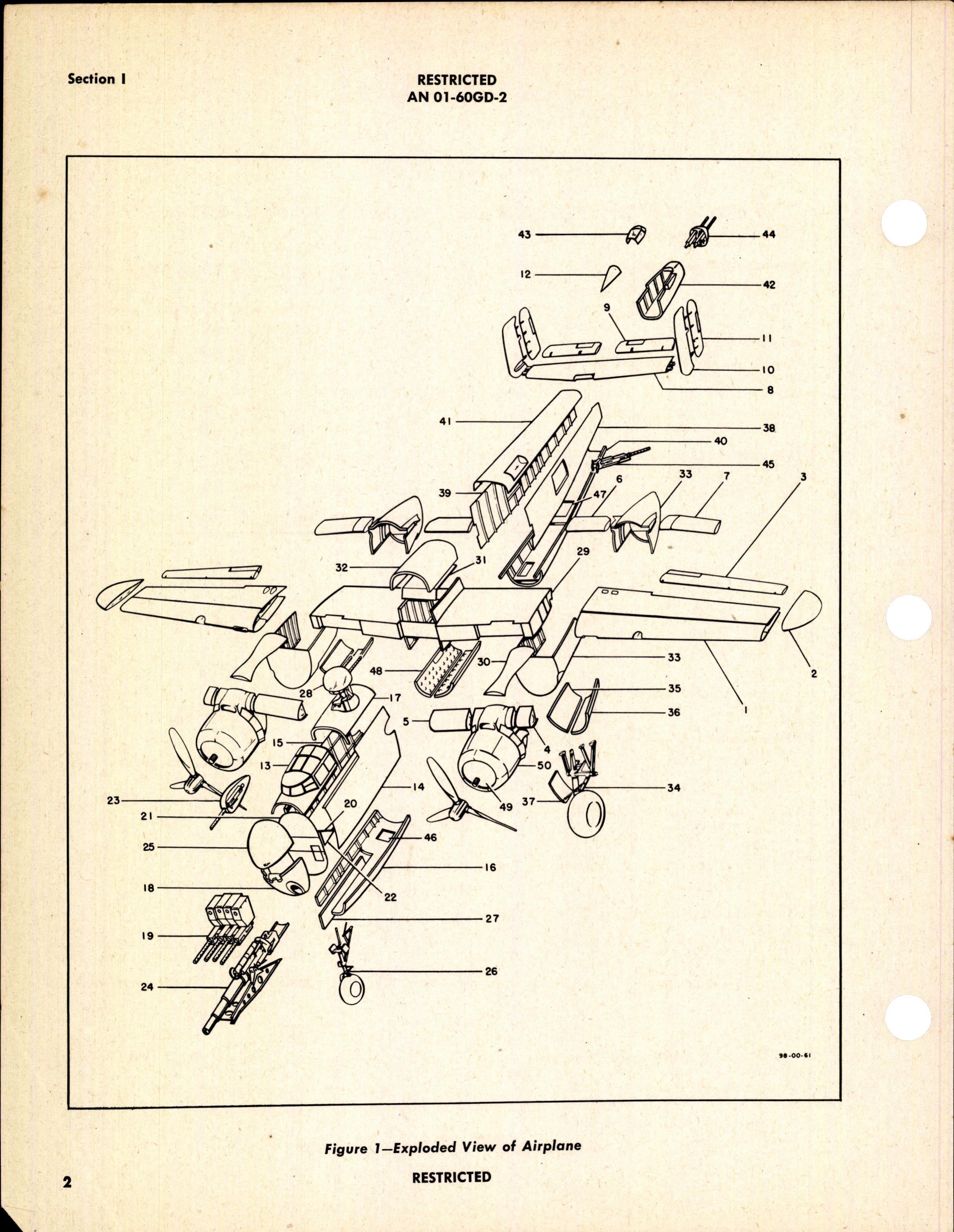 Sample page 6 from AirCorps Library document: Erection and Maintenance for B-25H-1, -5, -10-NA, and PBJ-1H