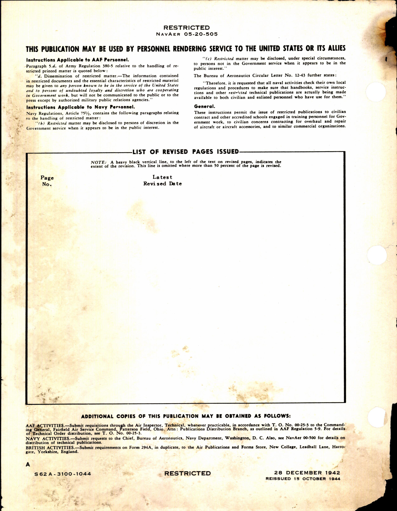 Sample page 2 from AirCorps Library document: Handbook of Instructions for No. 88-A Accelerometer