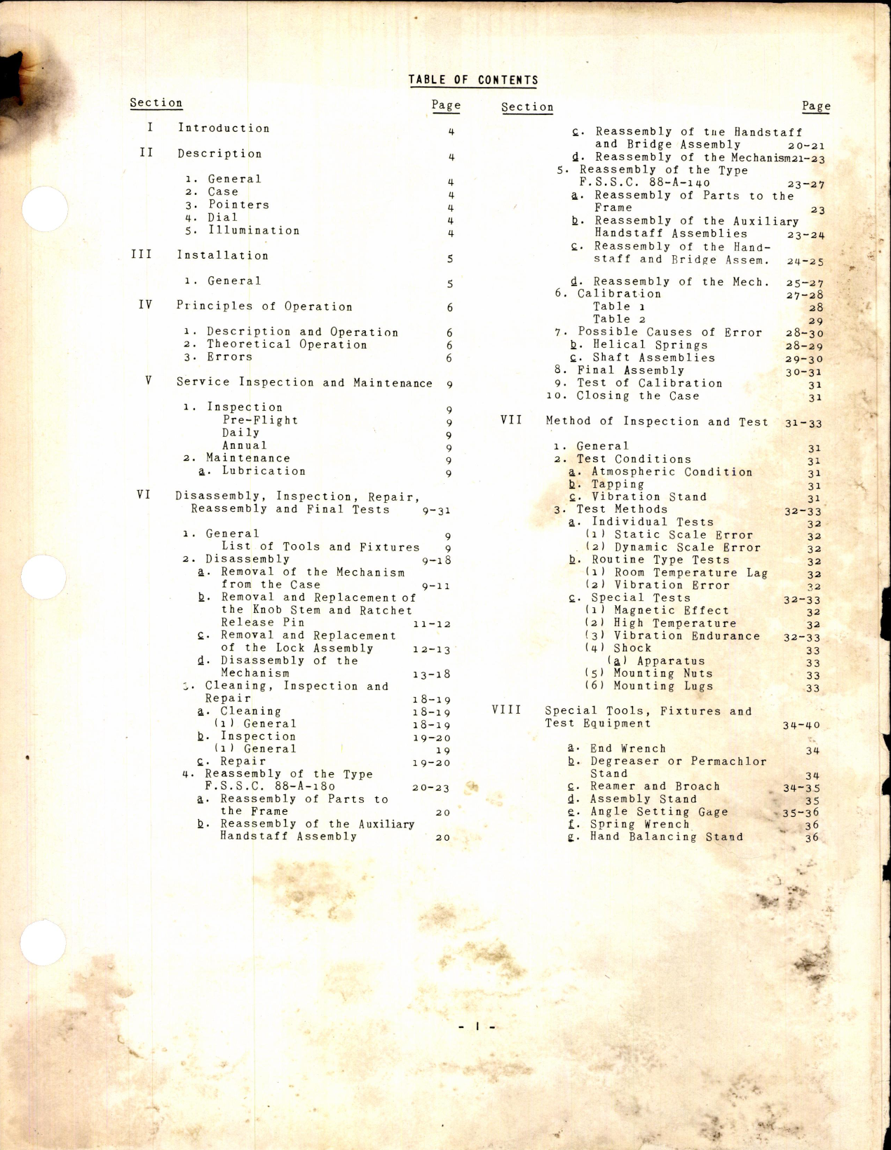 Sample page 3 from AirCorps Library document: Handbook of Instructions for No. 88-A Accelerometer