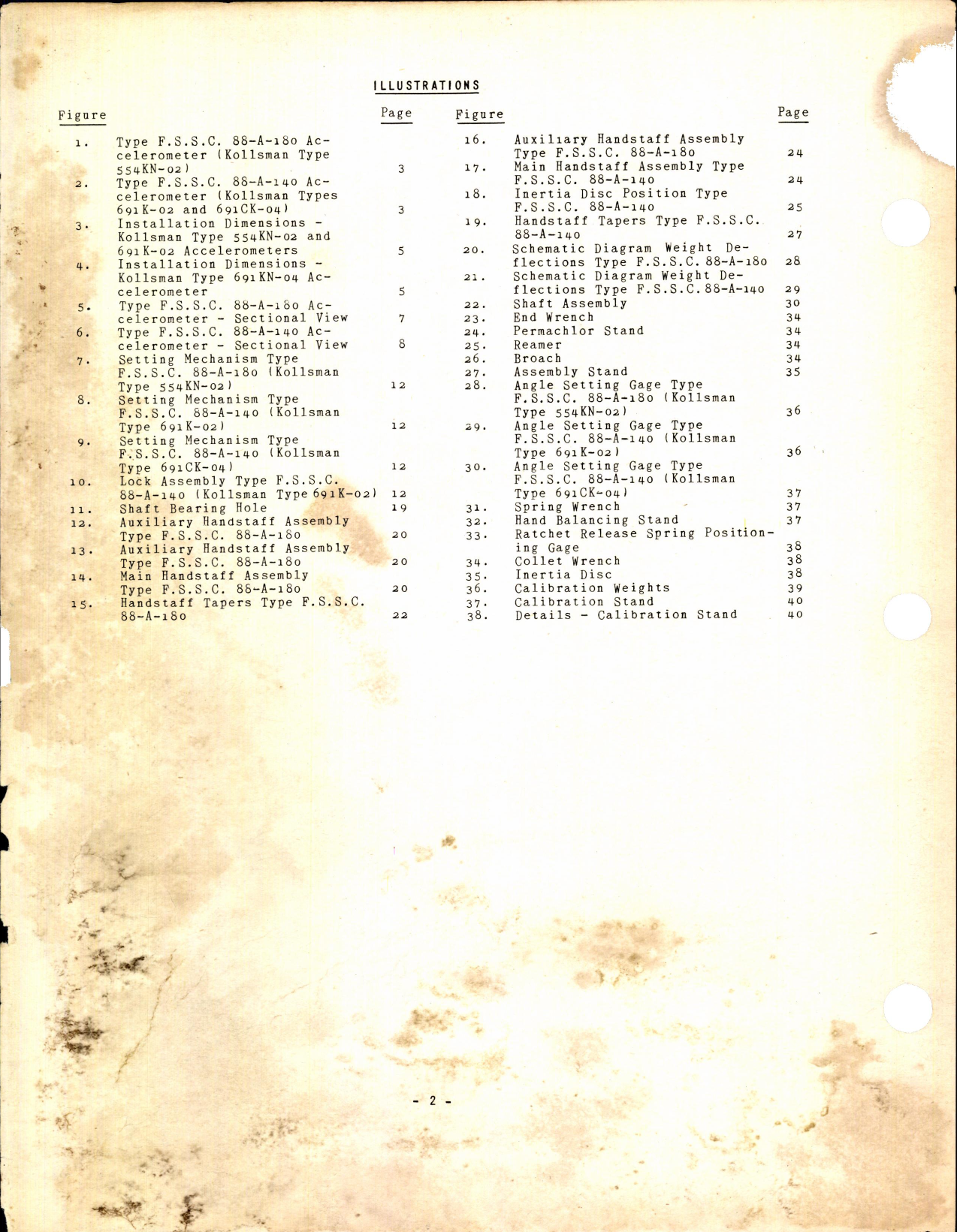 Sample page 4 from AirCorps Library document: Handbook of Instructions for No. 88-A Accelerometer