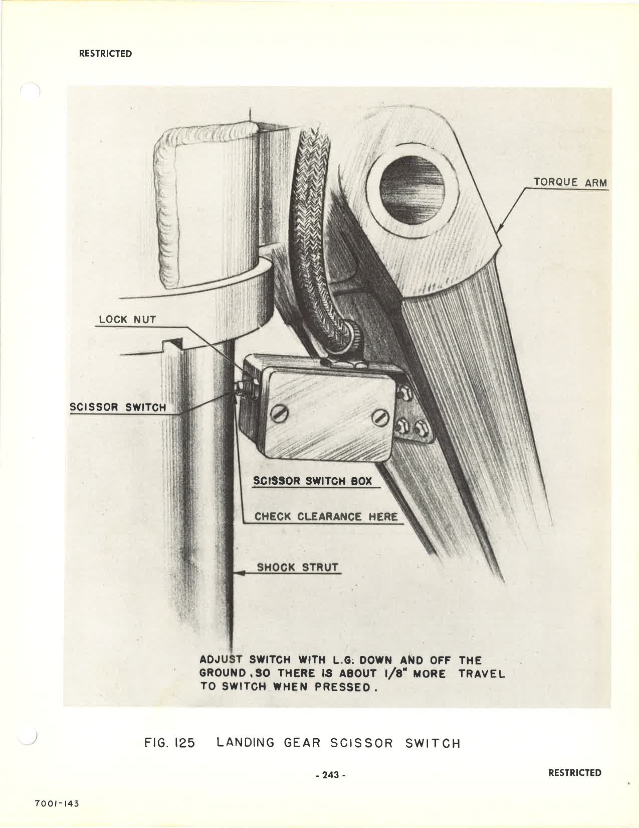 Sample page 244 from AirCorps Library document: Handbook of Instructions - Erection & Maintenance - P-38F