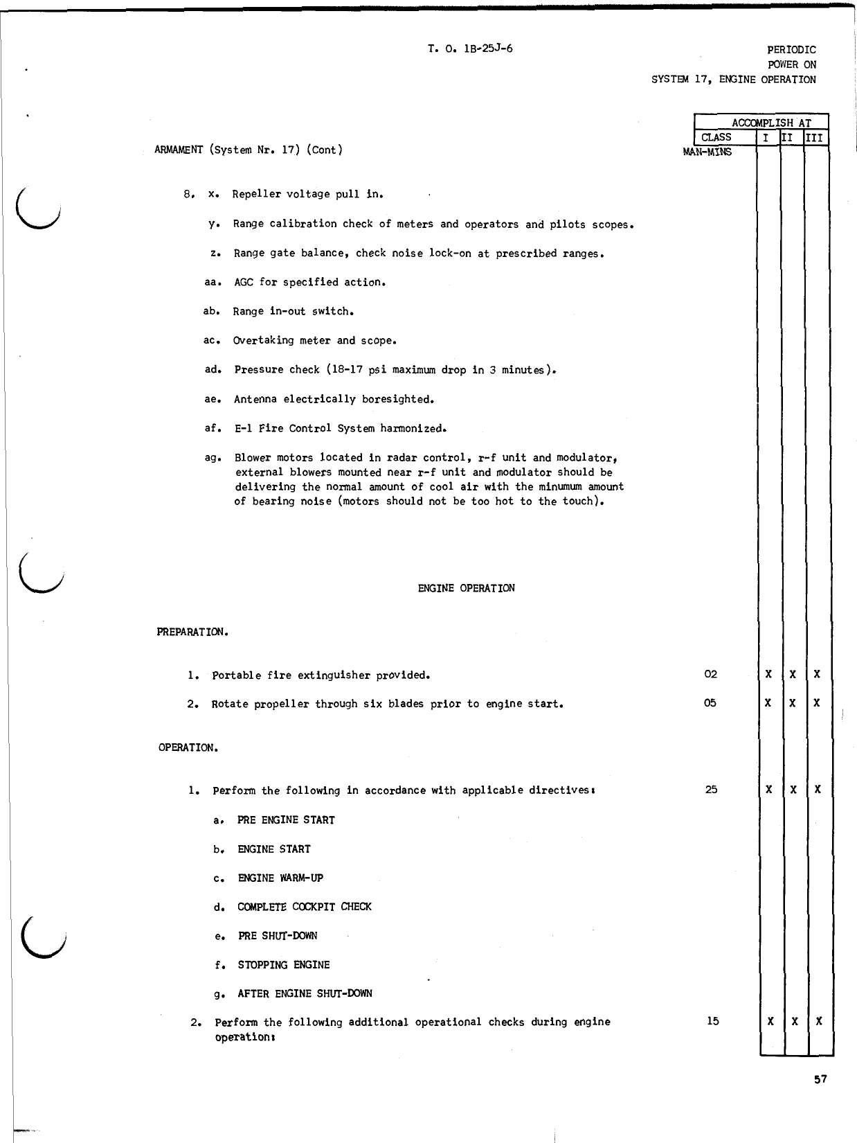 Sample page 61 from AirCorps Library document: Handbook Inspection Requirements - B-25