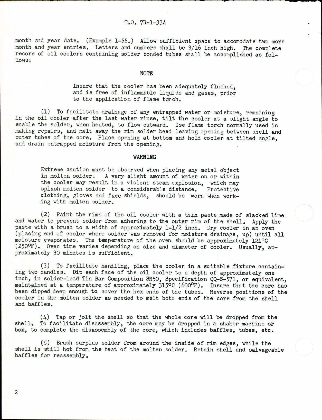 Sample page 2 from AirCorps Library document: Overhaul Instructions for Oil Cooler & Control Valves