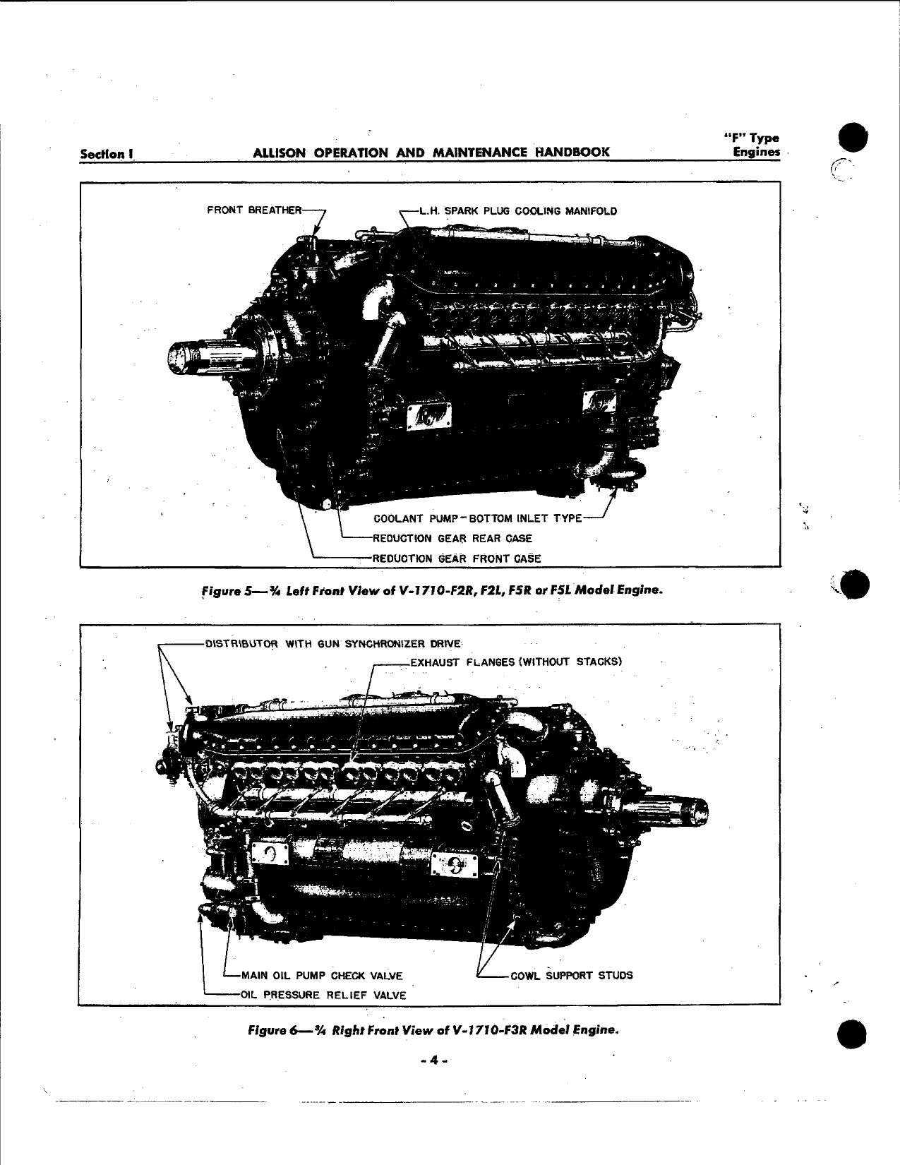 Sample page 10 from AirCorps Library document: Handbook of Operation and Maintenance for Allison V-1710 