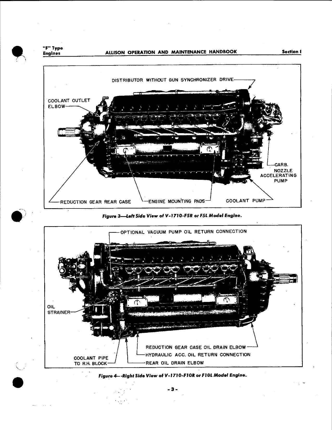 Sample page 9 from AirCorps Library document: Handbook of Operation and Maintenance for Allison V-1710 