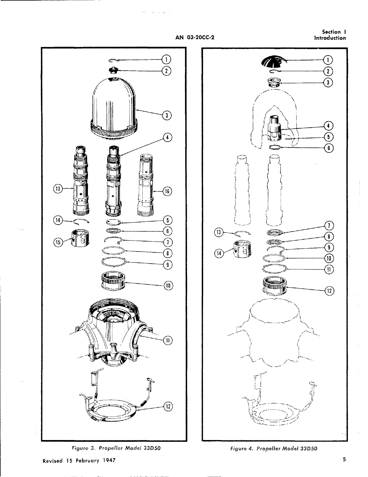 Sample page 7 from AirCorps Library document: Parts Catalog for Hydromatic Propellers