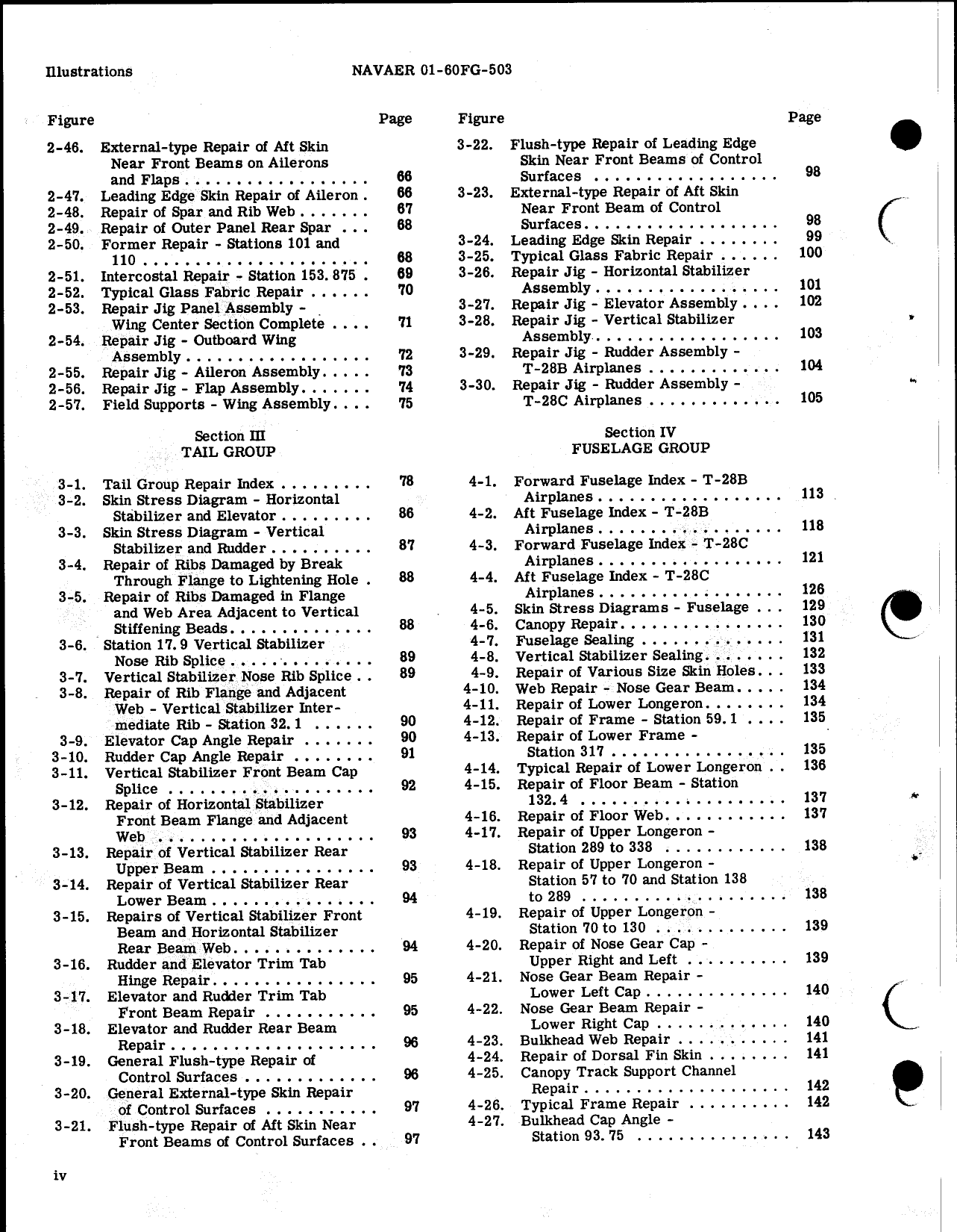 Sample page  6 from AirCorps Library document: Handbook Structural Repair, T-28B T-28C