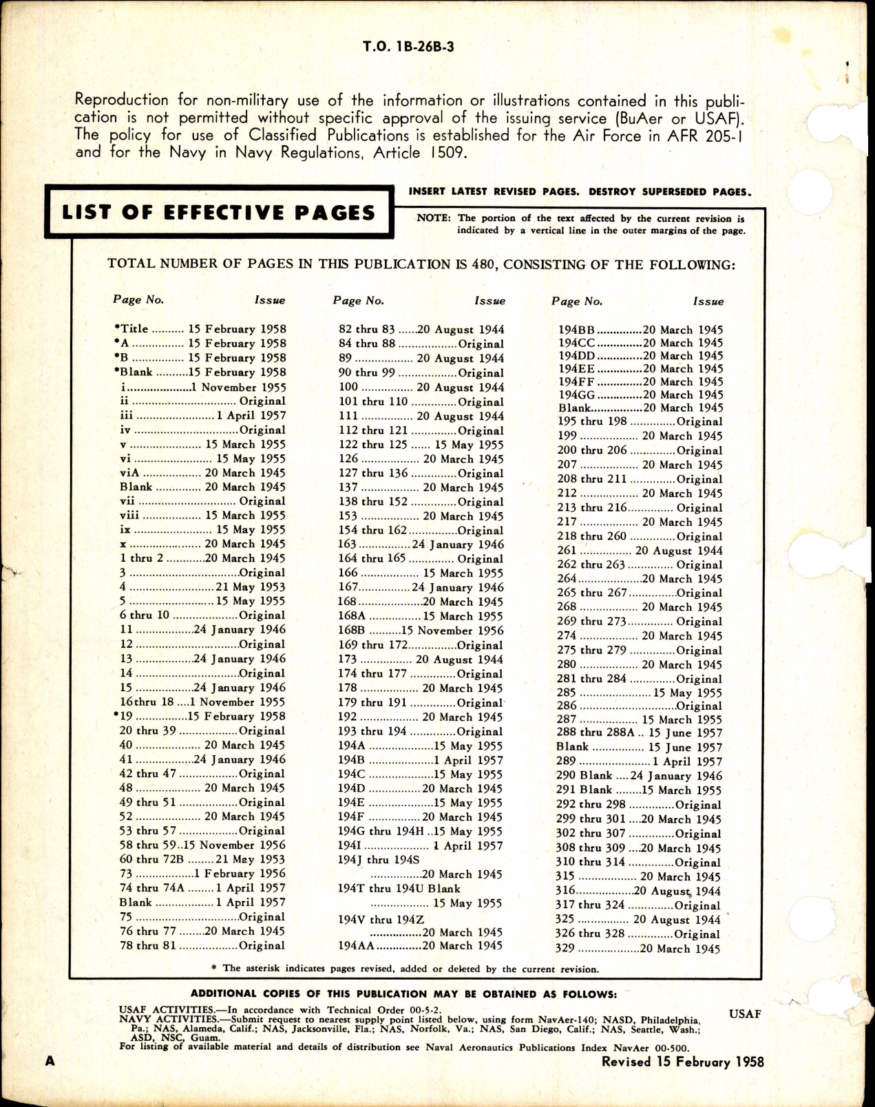 Sample page 2 from AirCorps Library document: Structural Repair Instructions for B-26B and B-26 C