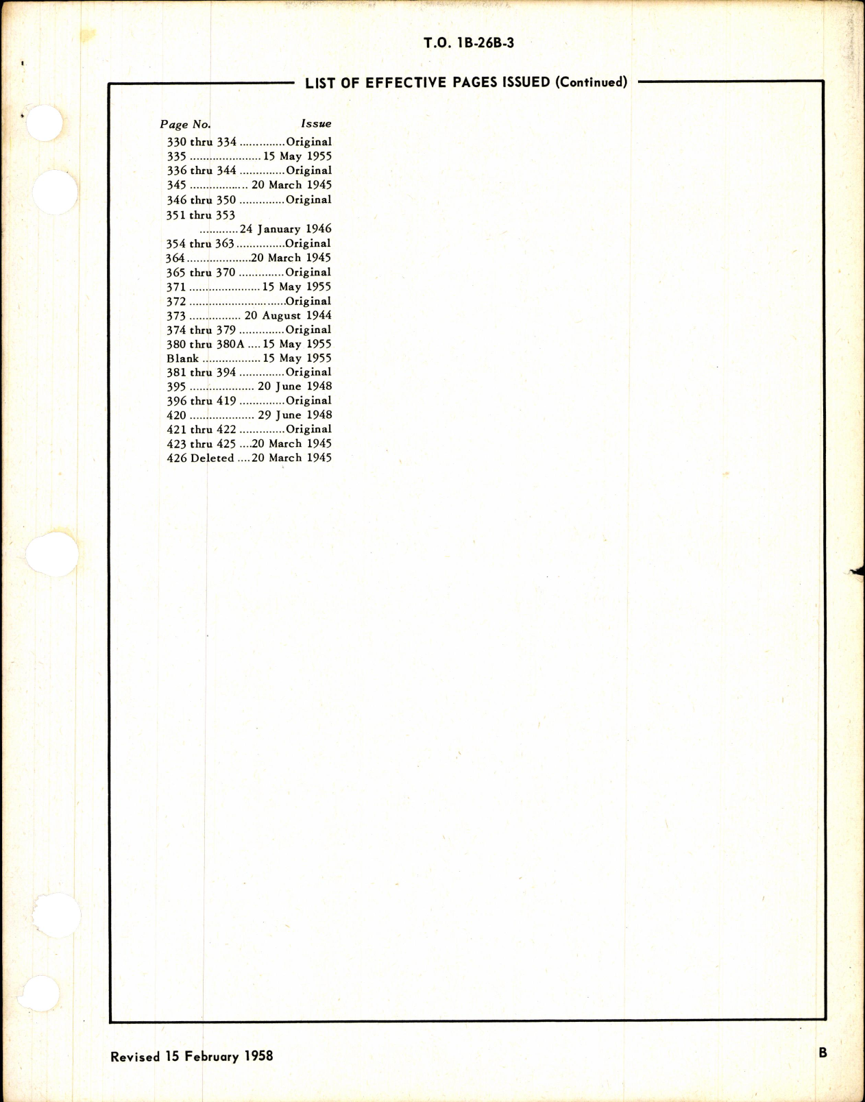 Sample page 3 from AirCorps Library document: Structural Repair Instructions for B-26B and B-26 C