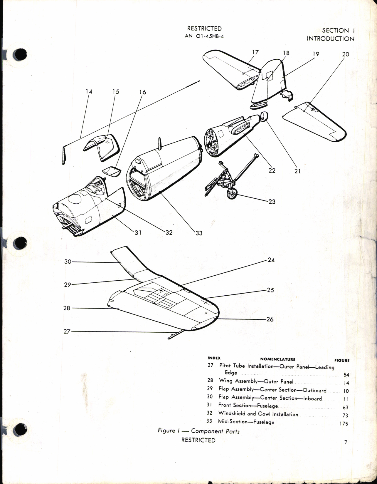 Sample page 15 from AirCorps Library document: Parts Catalog for F4U-4 and F4U-4B Airplanes