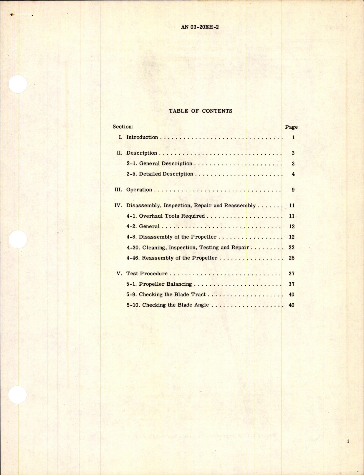 Sample page 3 from AirCorps Library document: Overhaul Instructions for Hydraulic Propeller Model A322F-A1