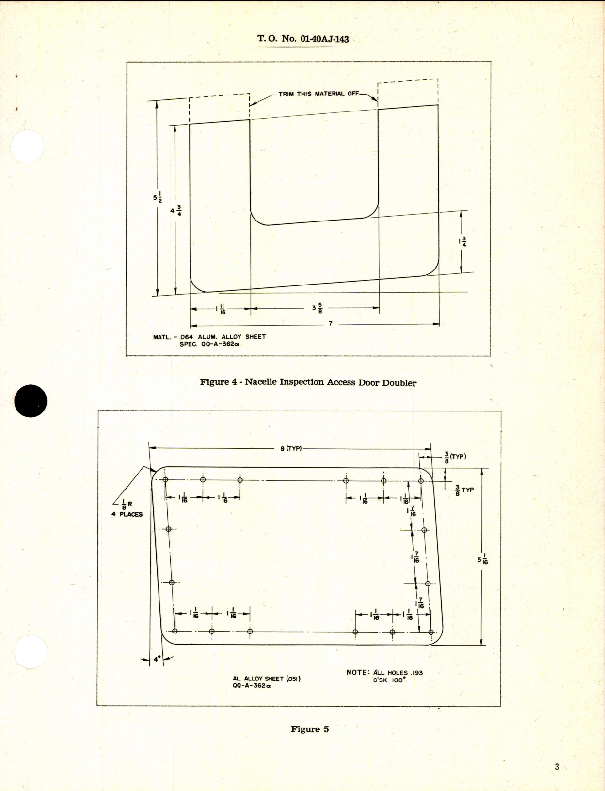 Sample page 3 from AirCorps Library document: Nacelle Structure and Main Landing Gear Attachment Fittings for B-26 