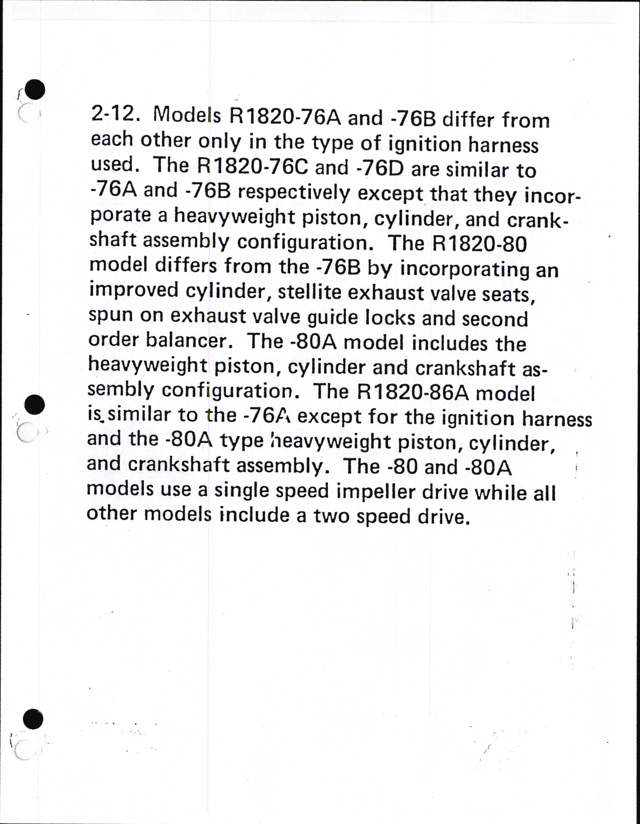 Sample page  3 from AirCorps Library document: Illustrated Parts Breakdown Tech Manual, R1820