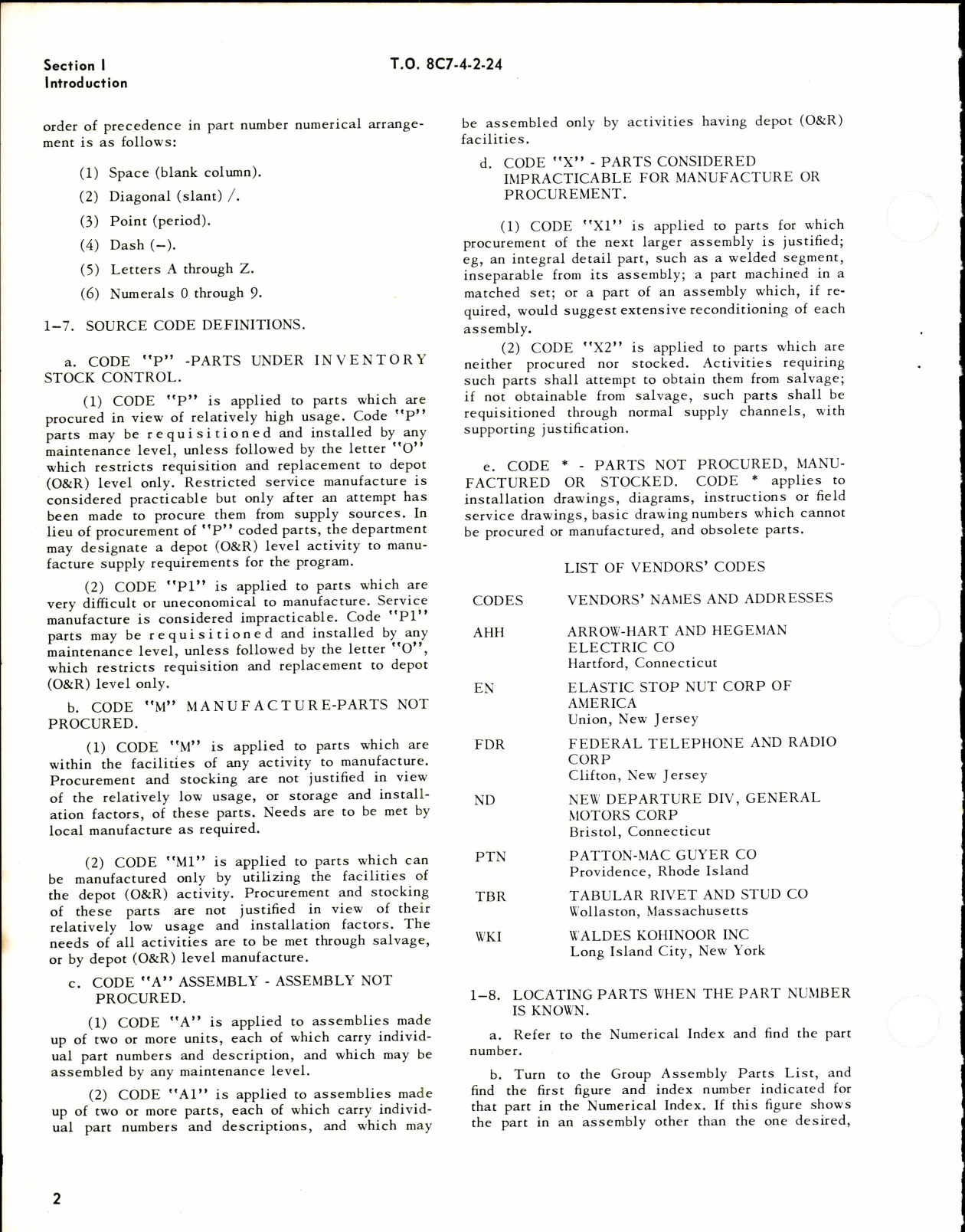 Sample page 4 from AirCorps Library document: Parts Breakdown for Inverters Types MG-149F & MG-149H