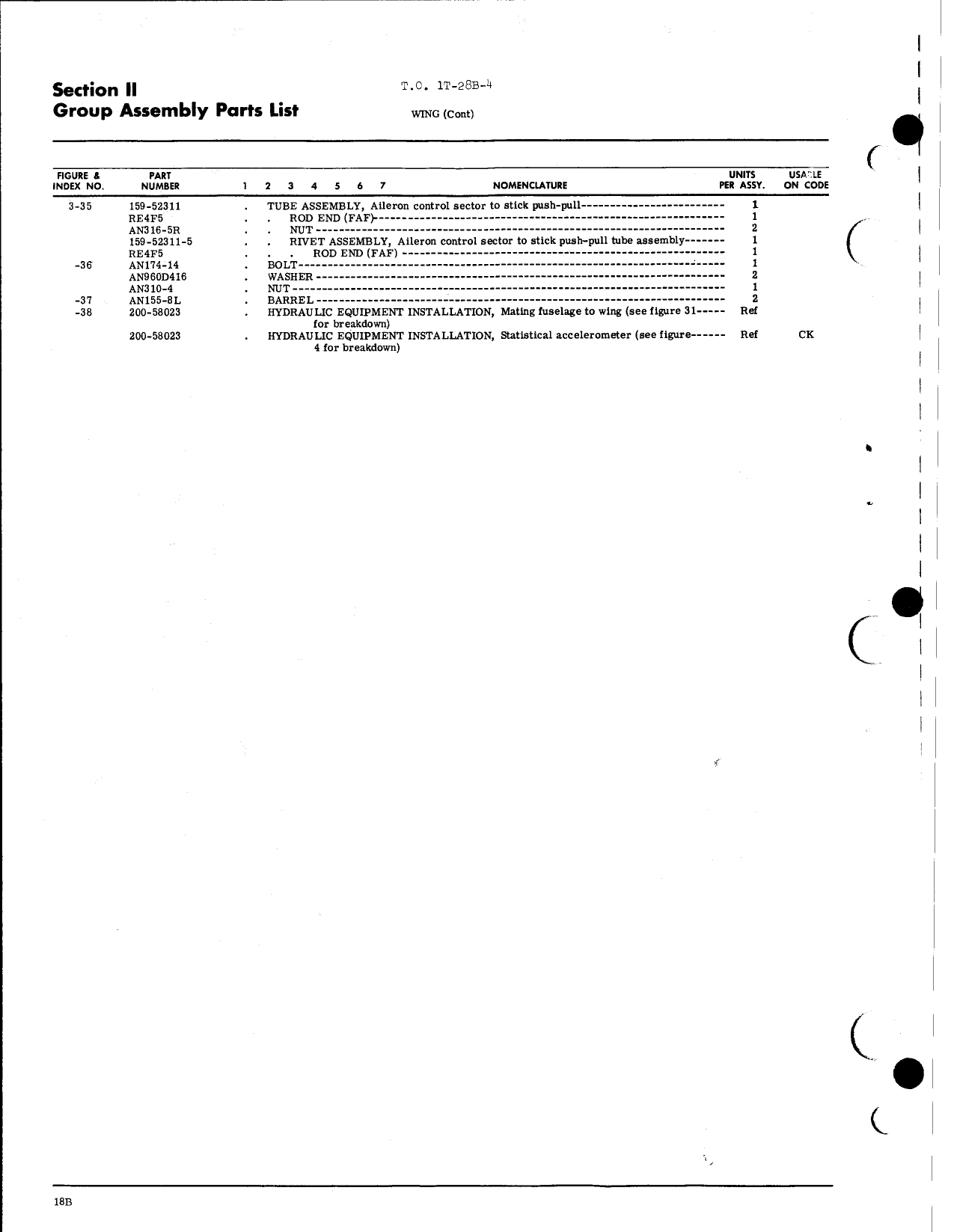 Sample page  5 from AirCorps Library document: Illustrated Parts Breakdown Tech Manual, T-28B T-28C