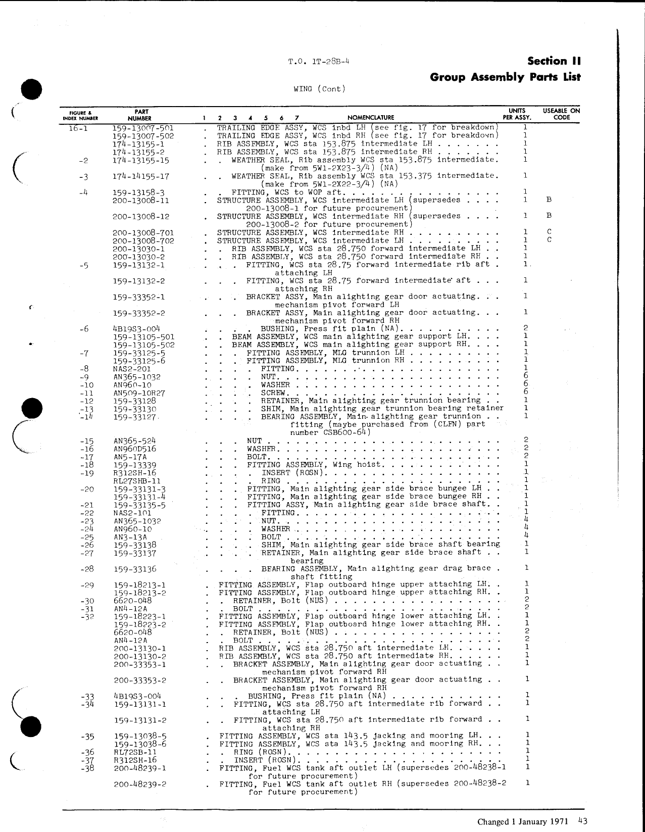 Sample page  6 from AirCorps Library document: Illustrated Parts Breakdown Tech Manual, T-28B T-28C