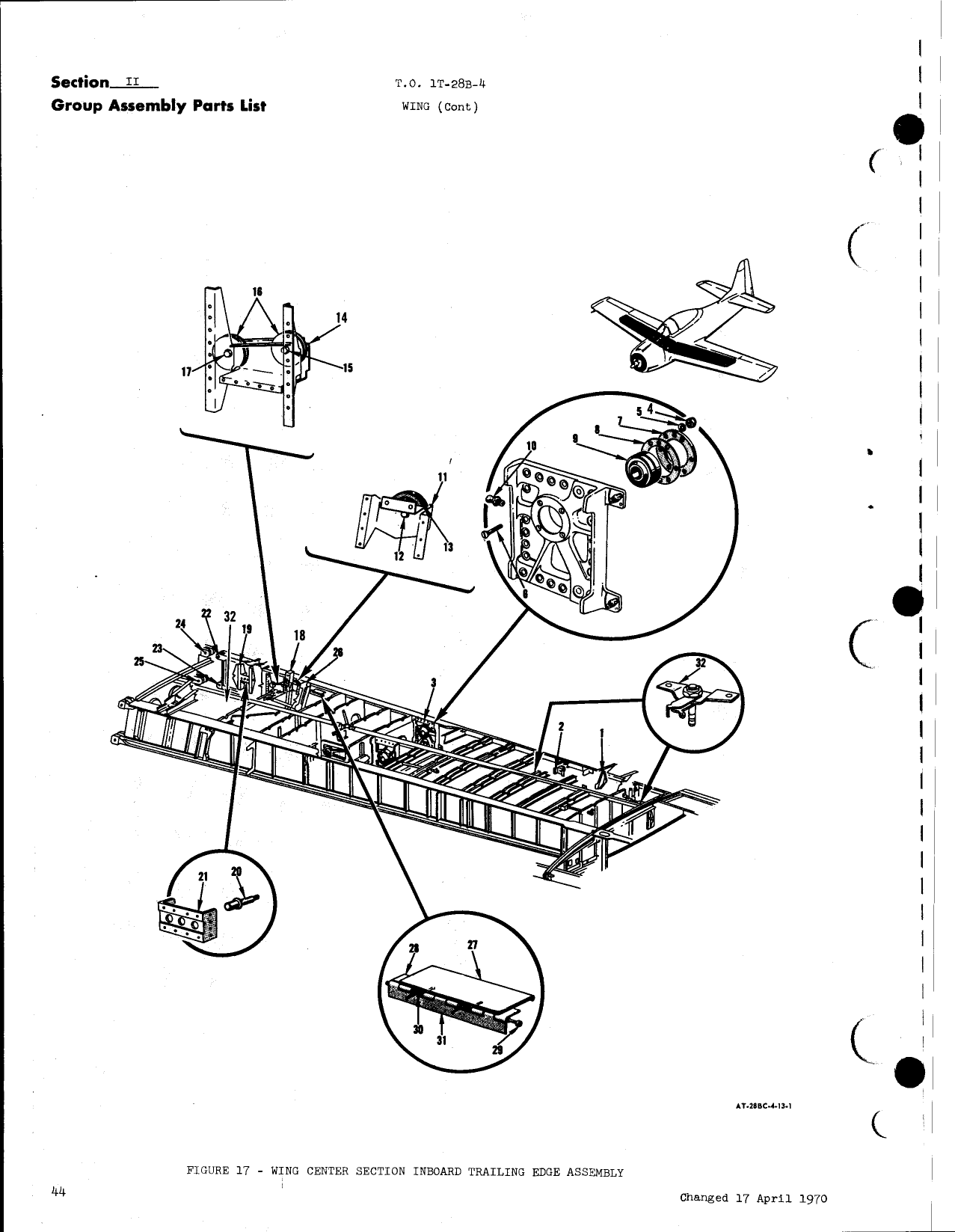 Sample page  7 from AirCorps Library document: Illustrated Parts Breakdown Tech Manual, T-28B T-28C